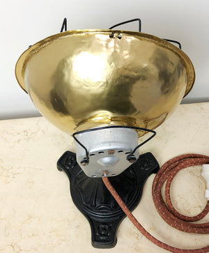 Vintage HECLA Cast Iron Electric Radiator Heater Lamp | eXibit collection