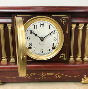 Original Antique Sessions USA Mantel Clock | eXibit collection