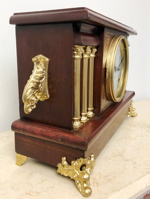 Original Antique Sessions USA Mantel Clock | eXibit collection