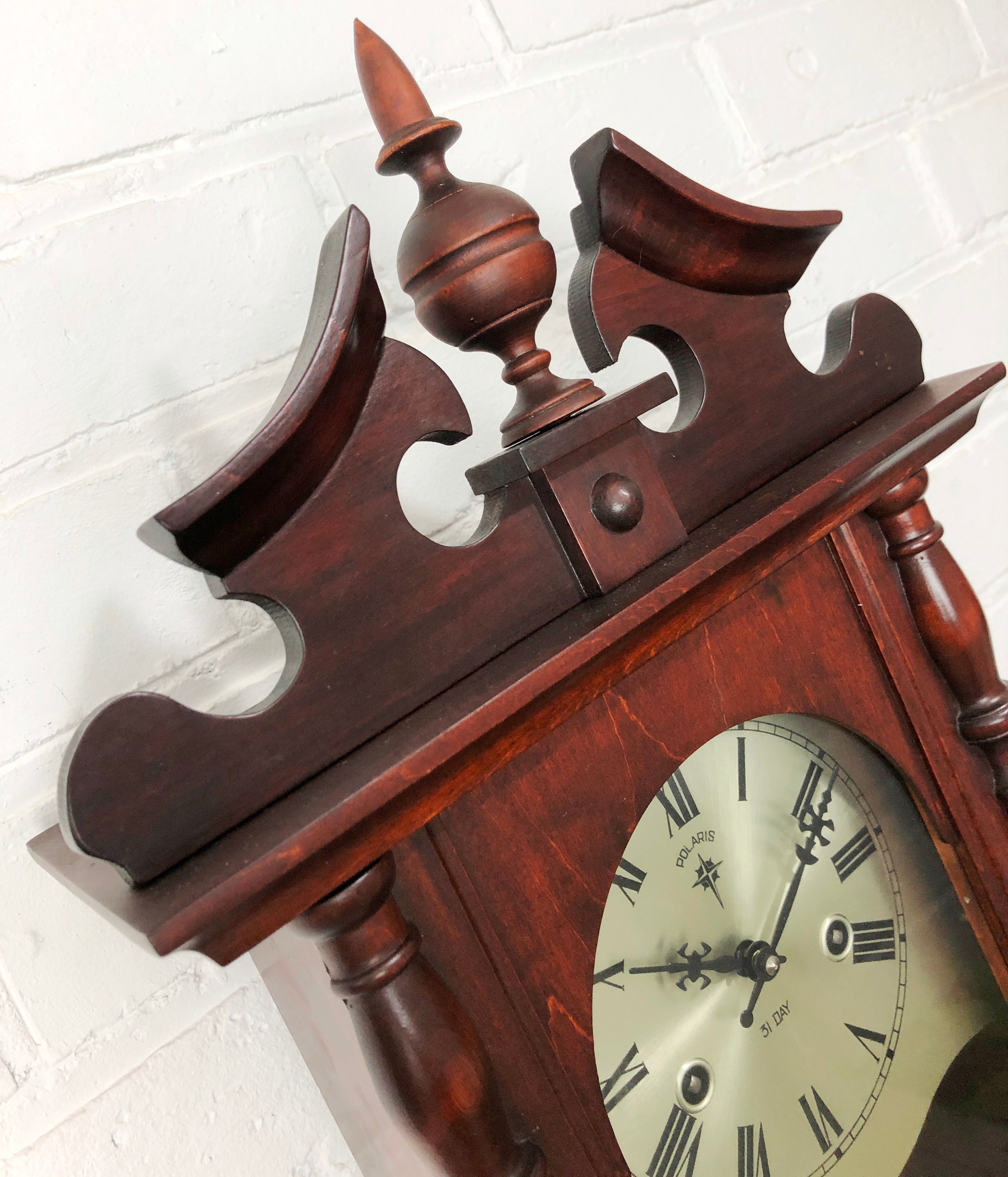 Vintage 31 Day POLARIS Hammer Chime Wall Clock | eXibit collection