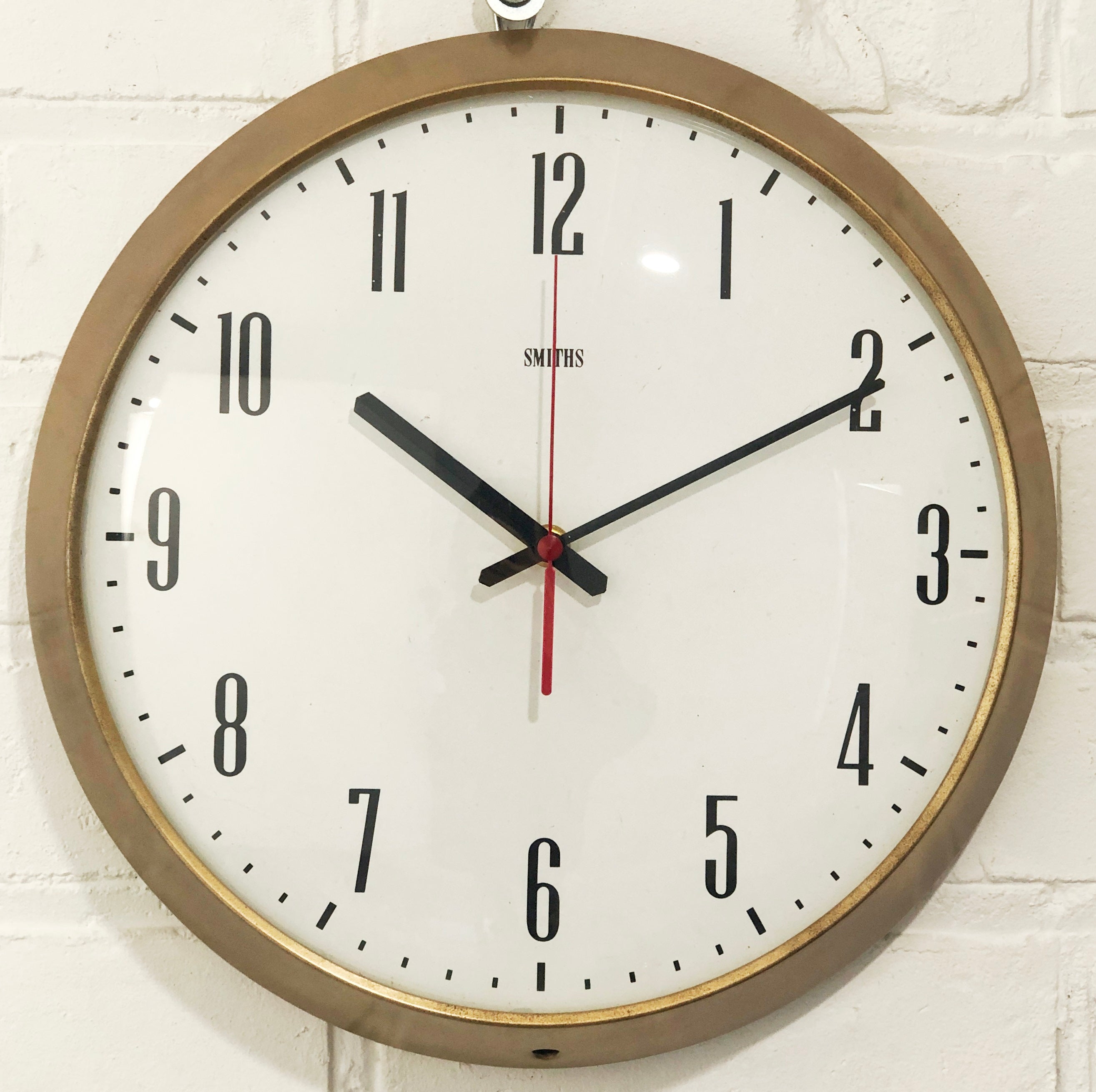 Vintage SMITHS Battery Wall School Clock | eXibit collection