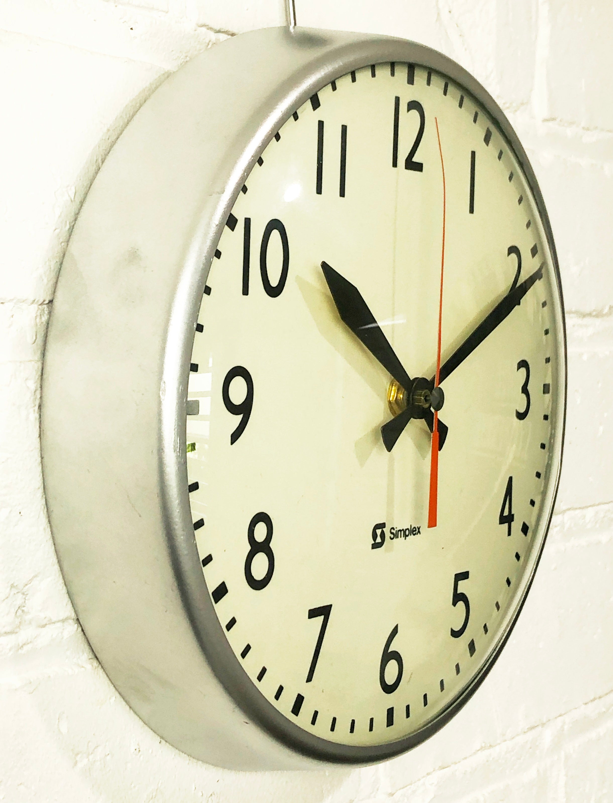 Vintage SIMPLEX Battery Wall School Clock | Adelaide Clocks