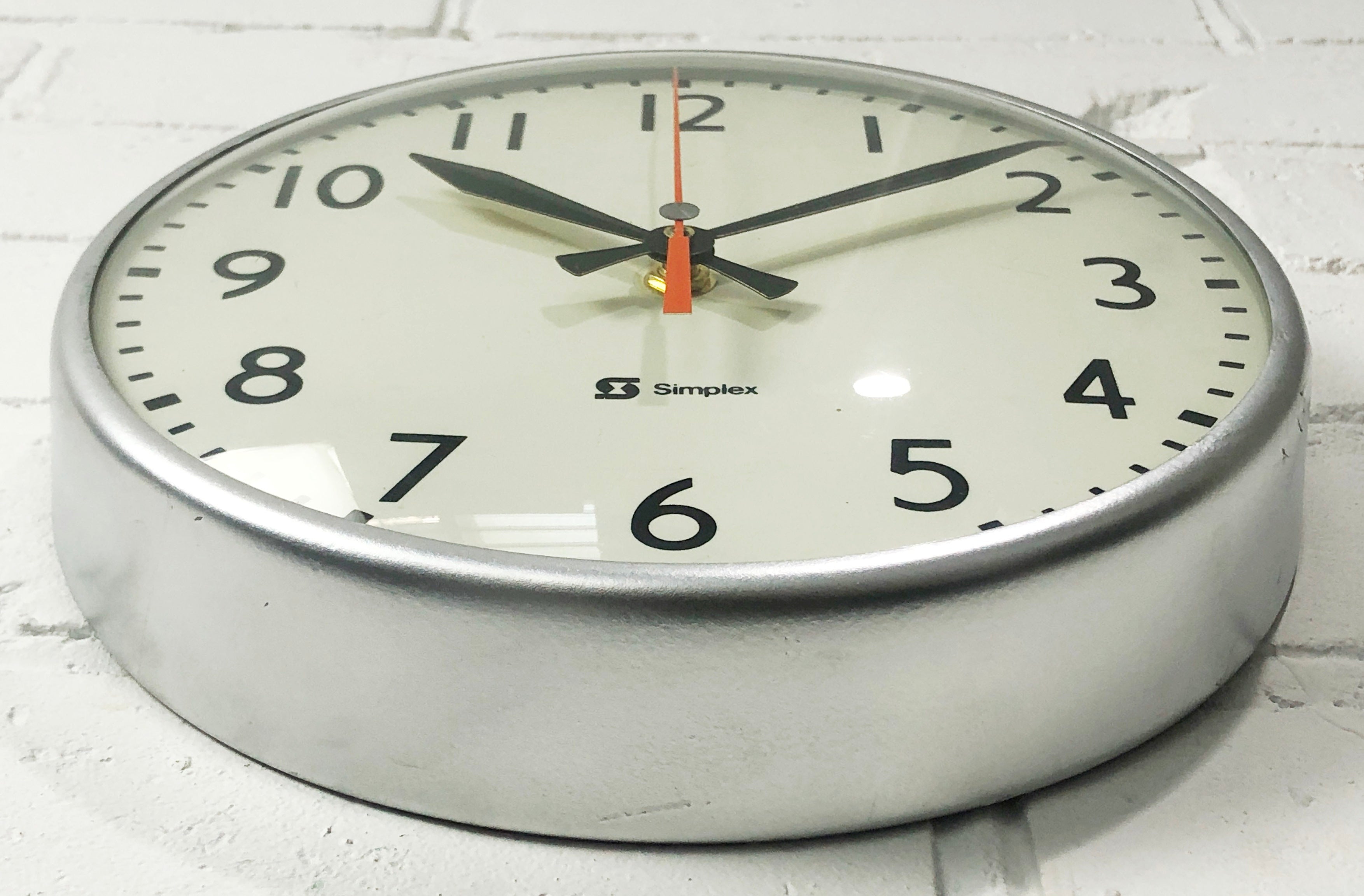 Vintage SIMPLEX Battery Wall School Clock | Adelaide Clocks