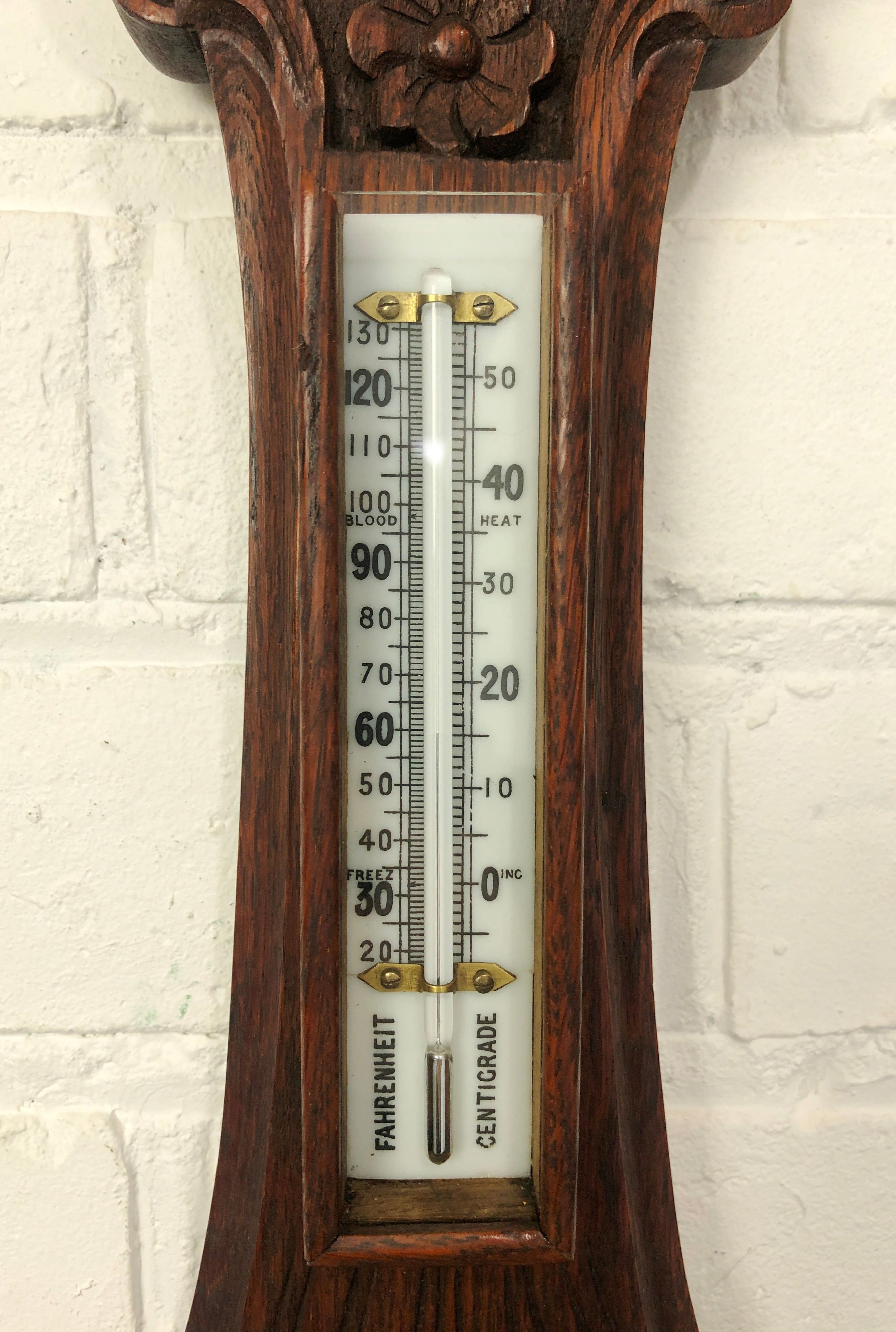 Original Vintage Wall Barometer & Thermometer | eXibit collection