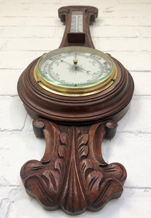 Original Vintage Wall Barometer & Thermometer | eXibit collection