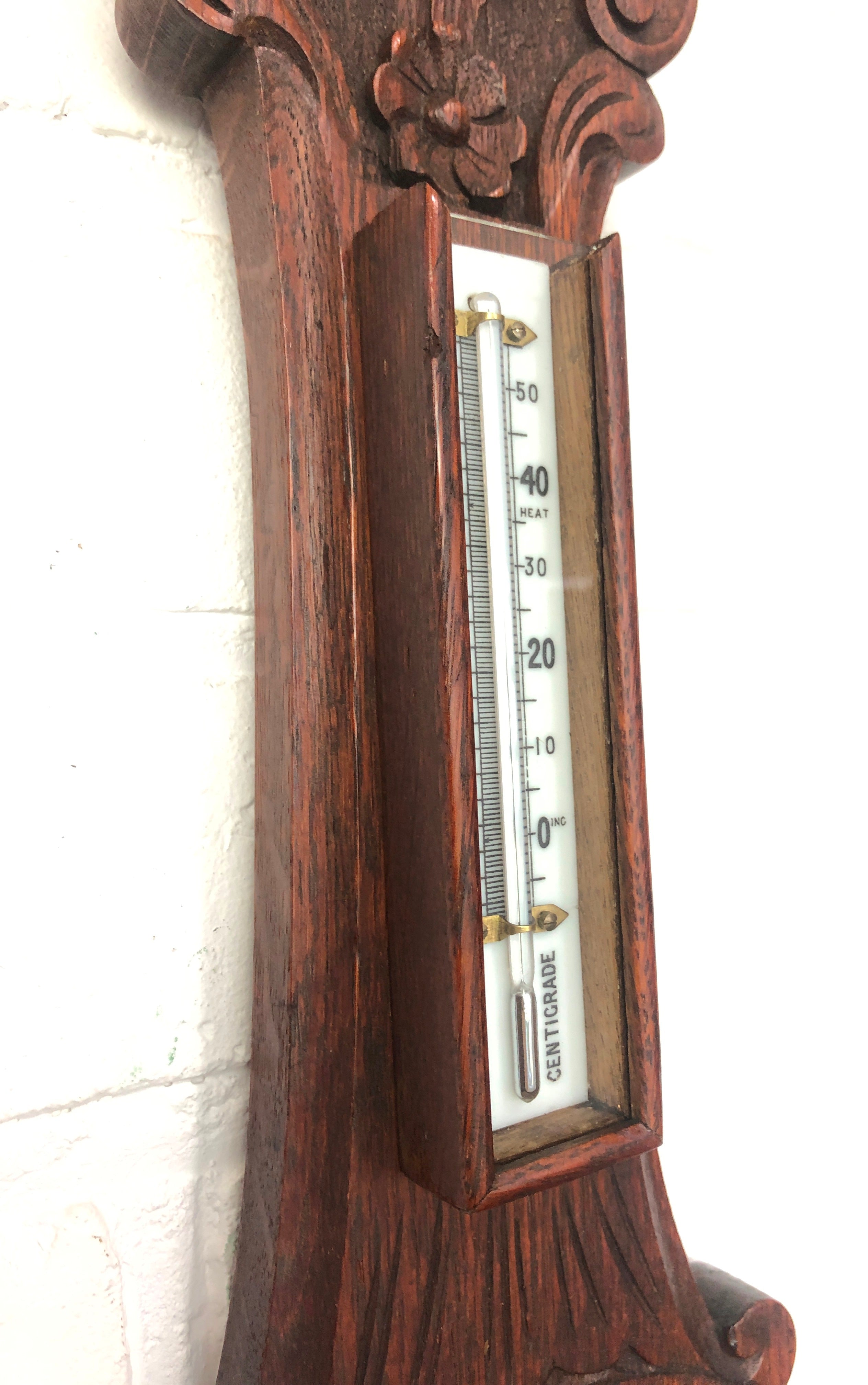 Original Vintage Wall Barometer & Thermometer | eXibit collection