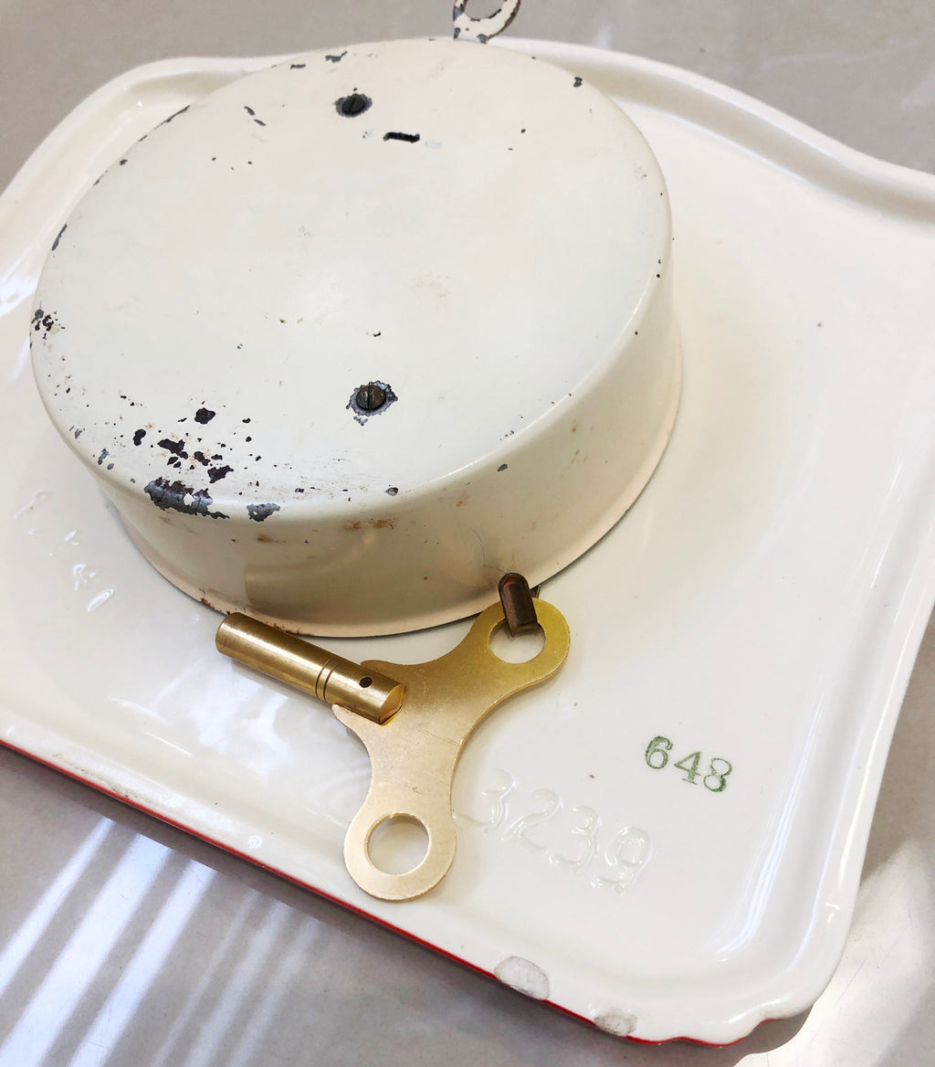 Vintage Schlenker Sohne Ceramic Kitchen Wall Clock | Adelaide Clocks