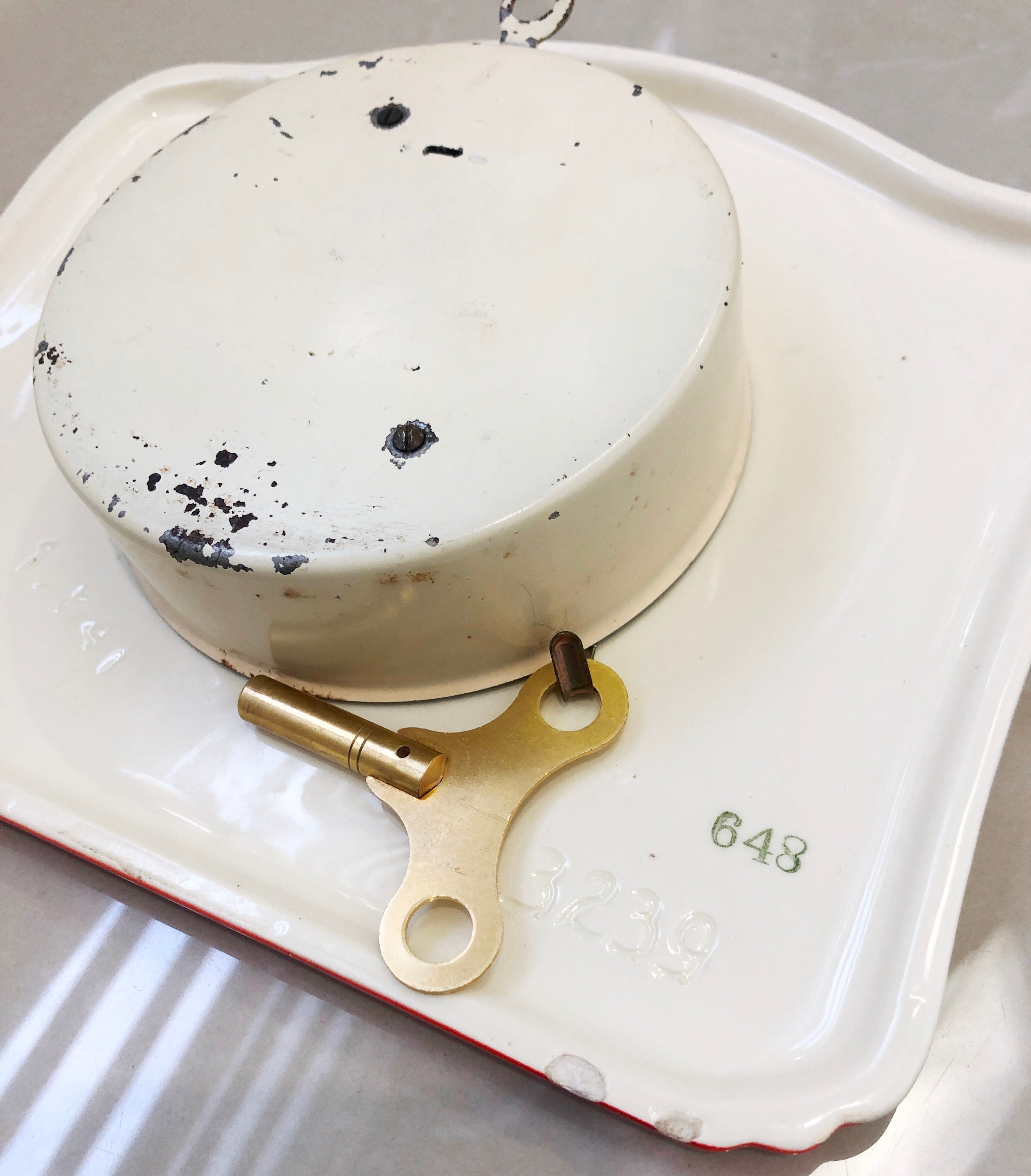 Vintage Schlenker Sohne Ceramic Kitchen Wall Clock | Adelaide Clocks