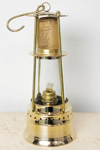 Vintage Brass Lantern Miners Lamp | eXibit collection