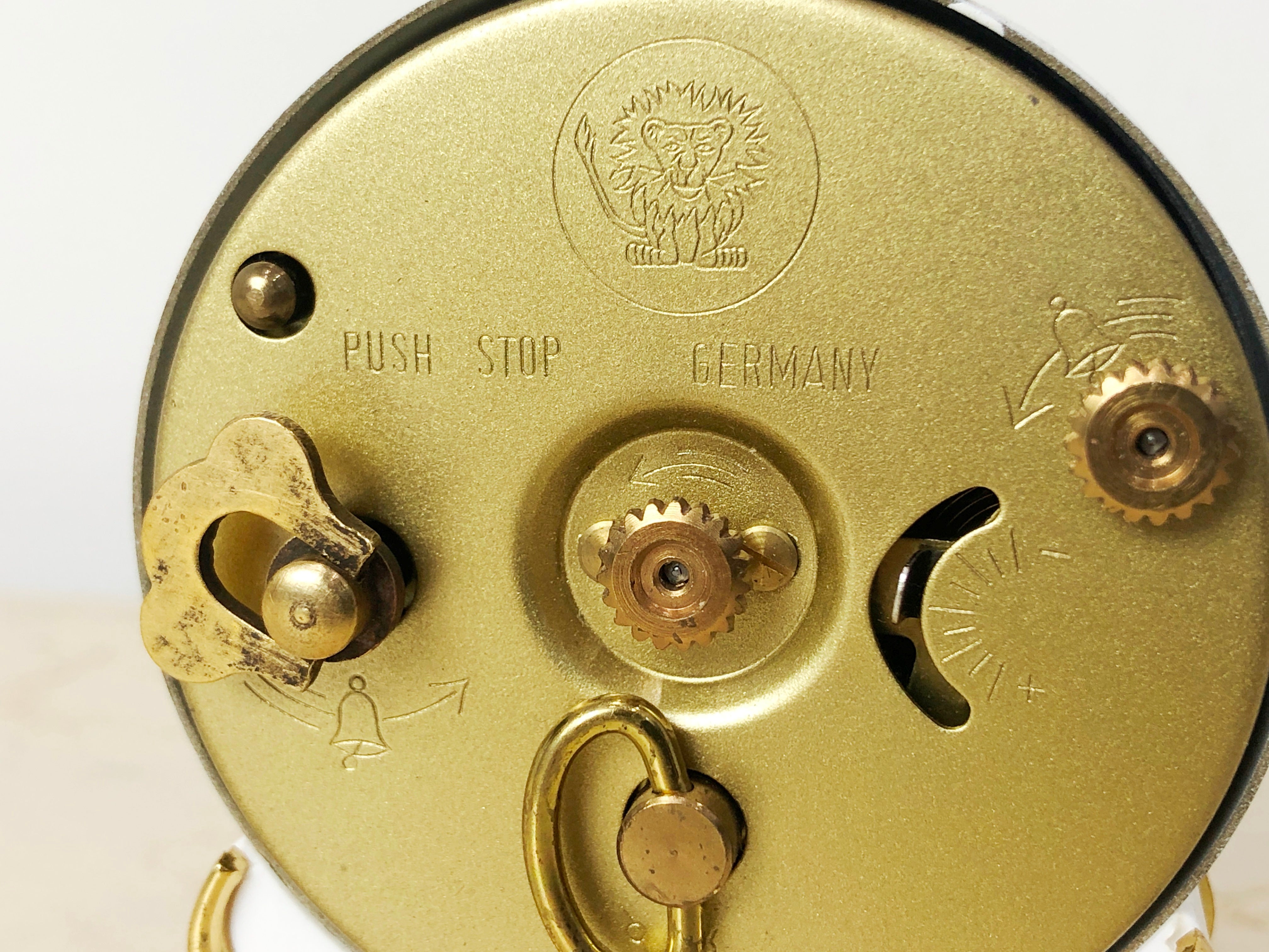 Vintage JERGER German Alarm Desk Clock | eXibit collection