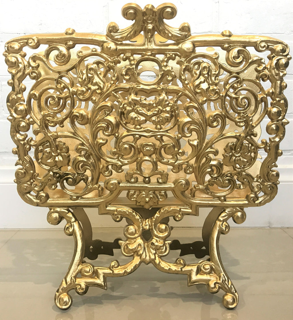 Vintage Ornate Magazine Rack | eXibit collection