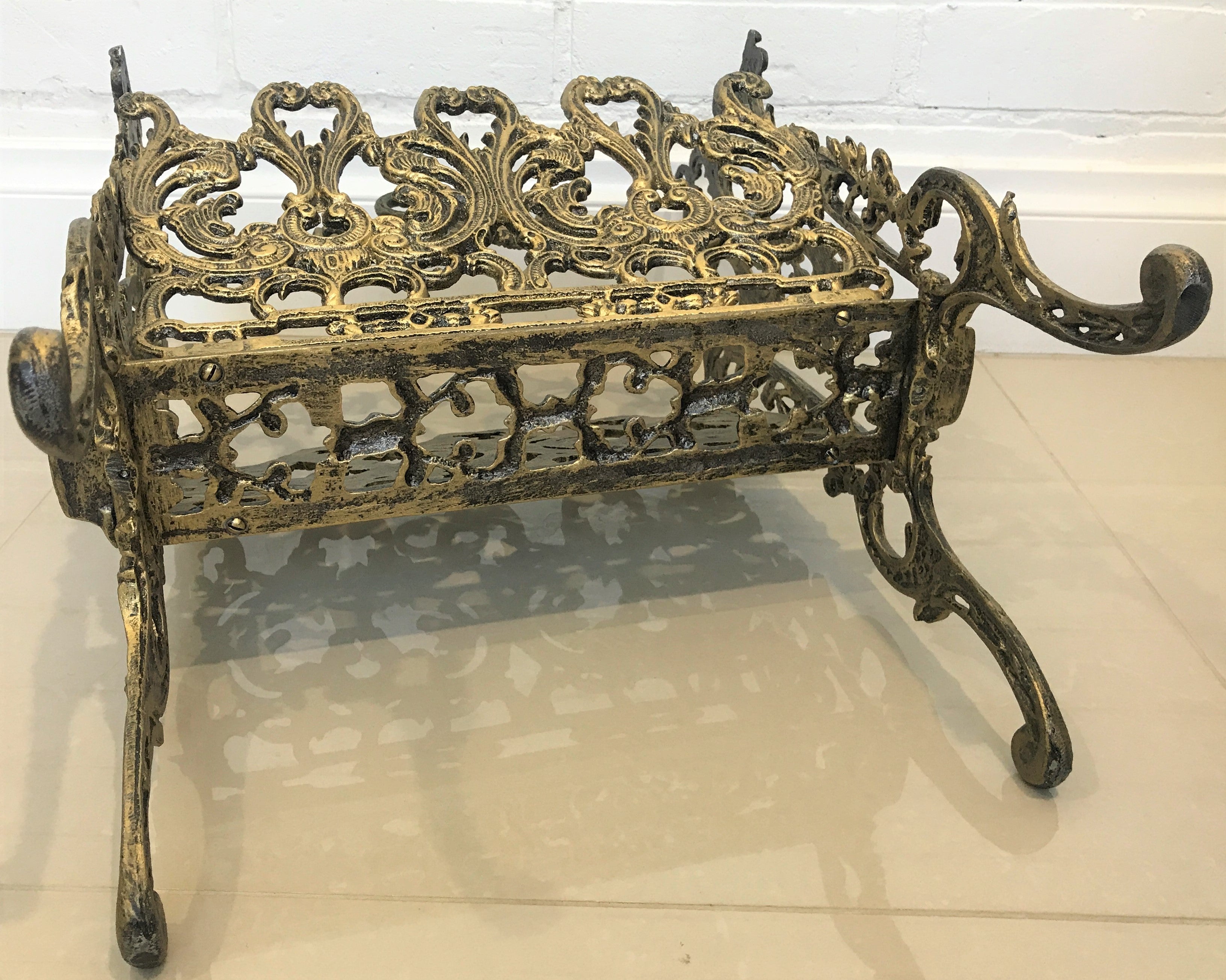 Vintage Ornate Magazine Rack | eXibit collection