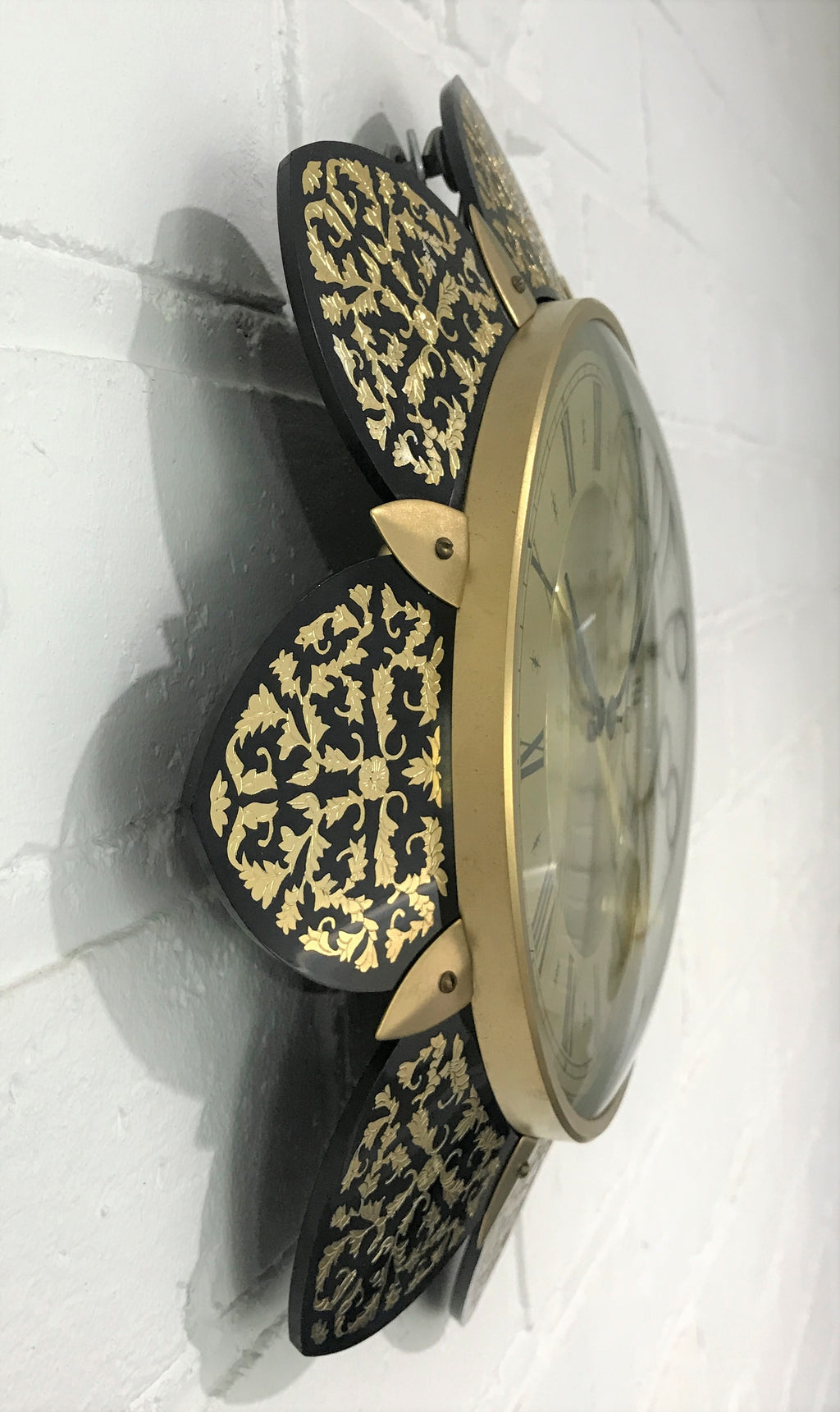 Vintage Metamec Starburst Battery Wall Clock | Adelaide Clocks