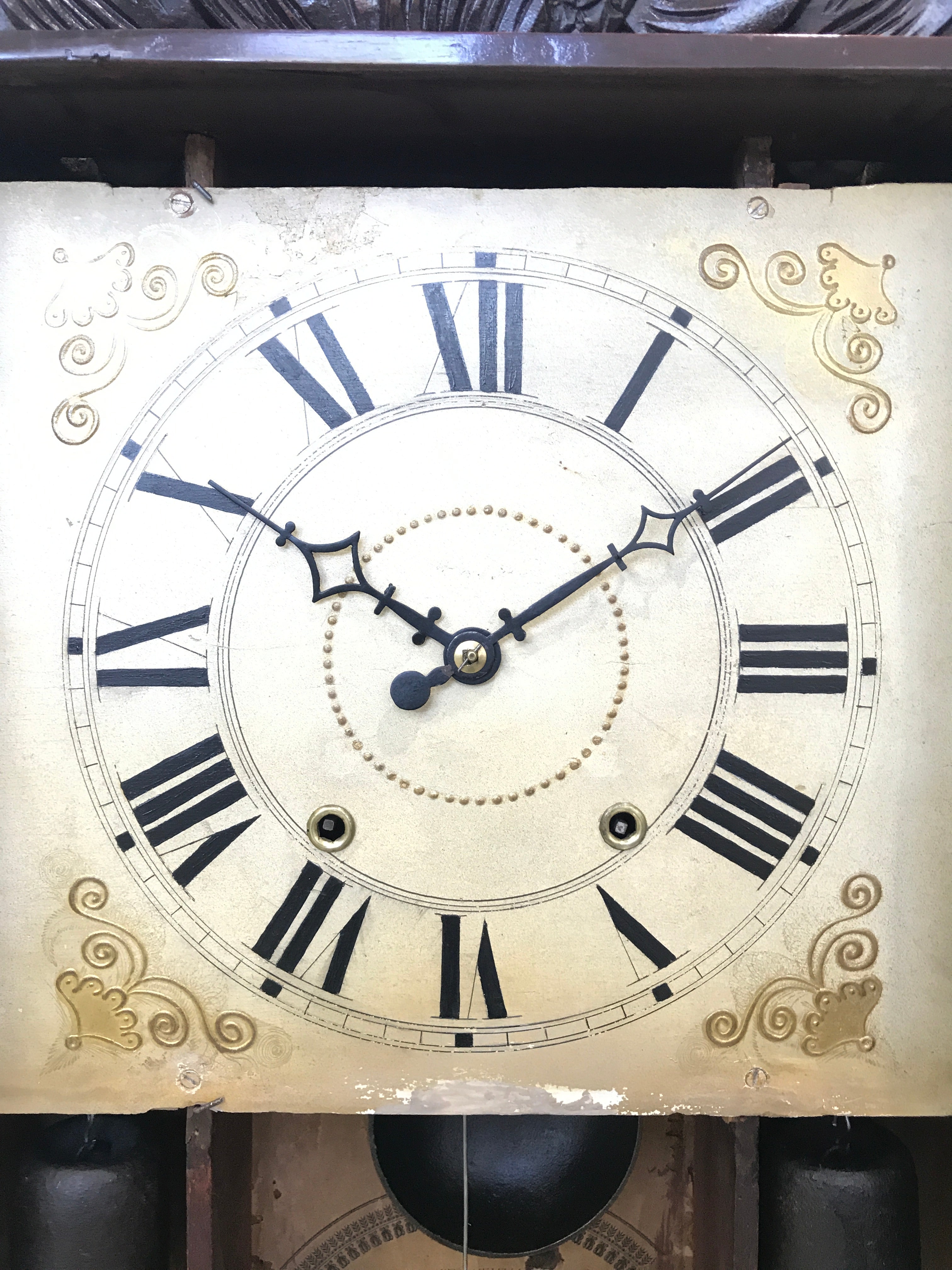 Antique Marsh, Gilbert & Co. Wall Clock | eXibit collection