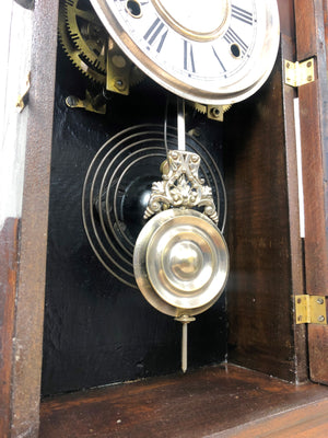 Antique ANSONIA U.S.A Cottage Chime Mantel Clock | eXibit collection