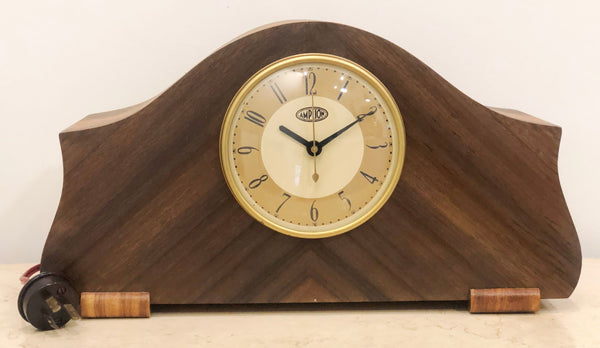 Vintage AMPLION Electric Mantel Clock | eXibit collection