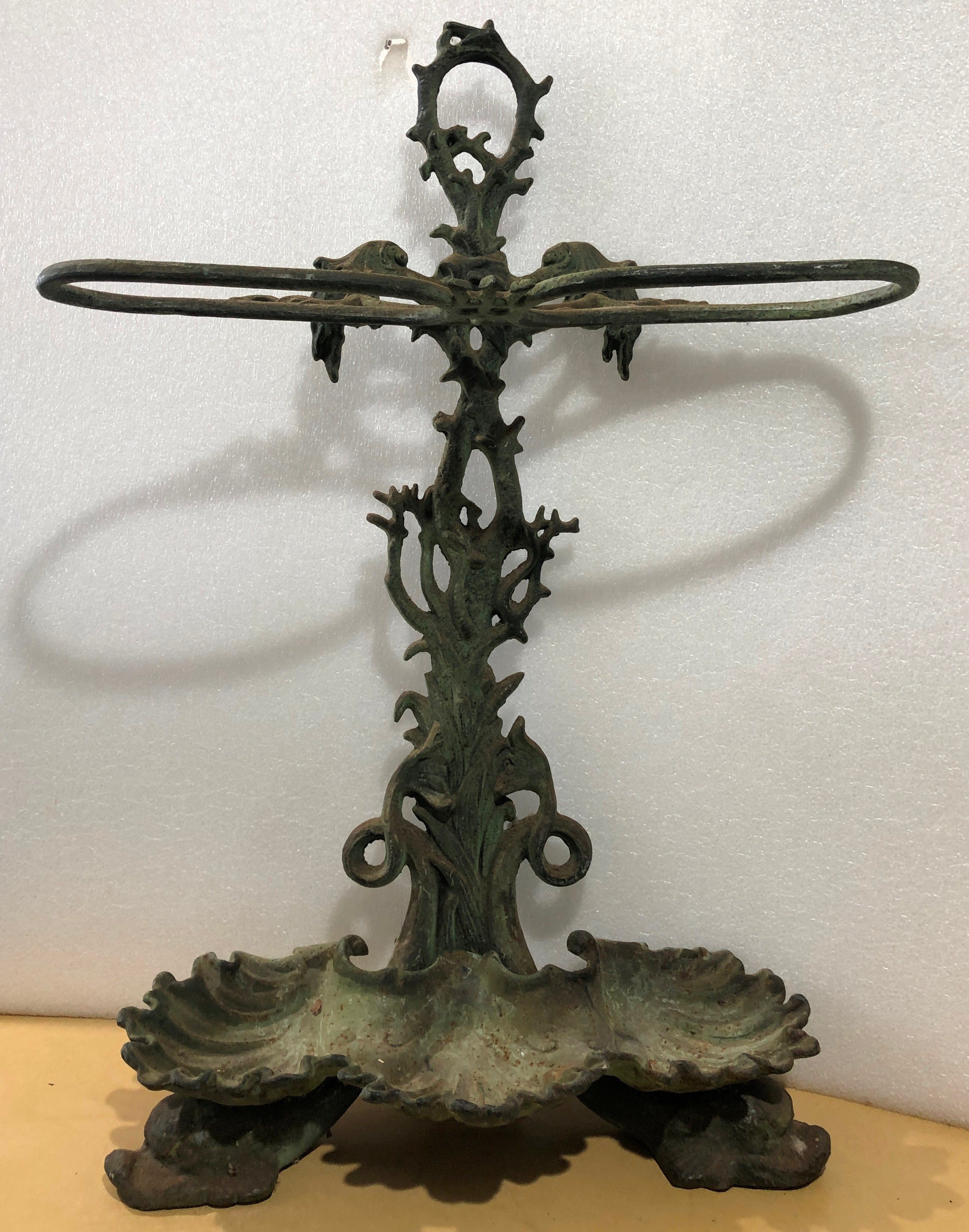 Antique Victorian Coalbrookdale CAST IRON Umbrella Stand | eXibit collection