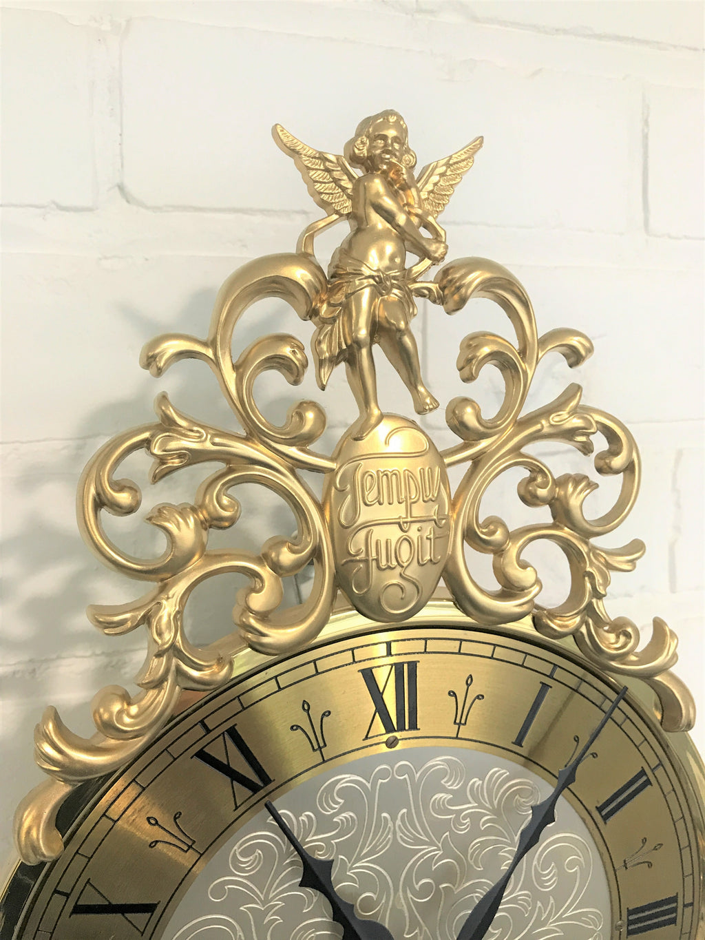 Vintage Tempus Fugit Wall Clock | eXibit collection