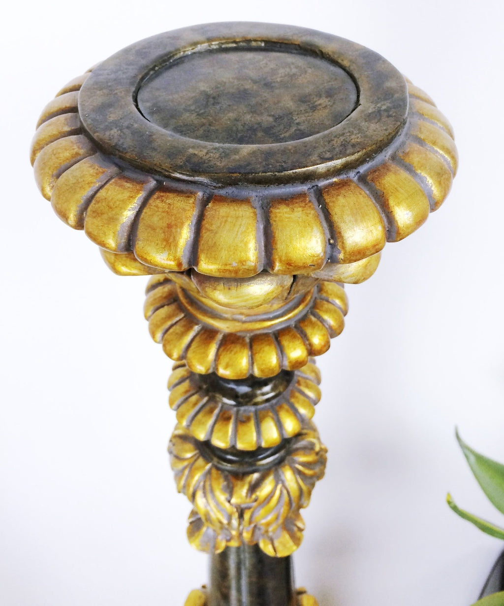 Ornate Torchere Pedestal Candle Stand | eXibit collection