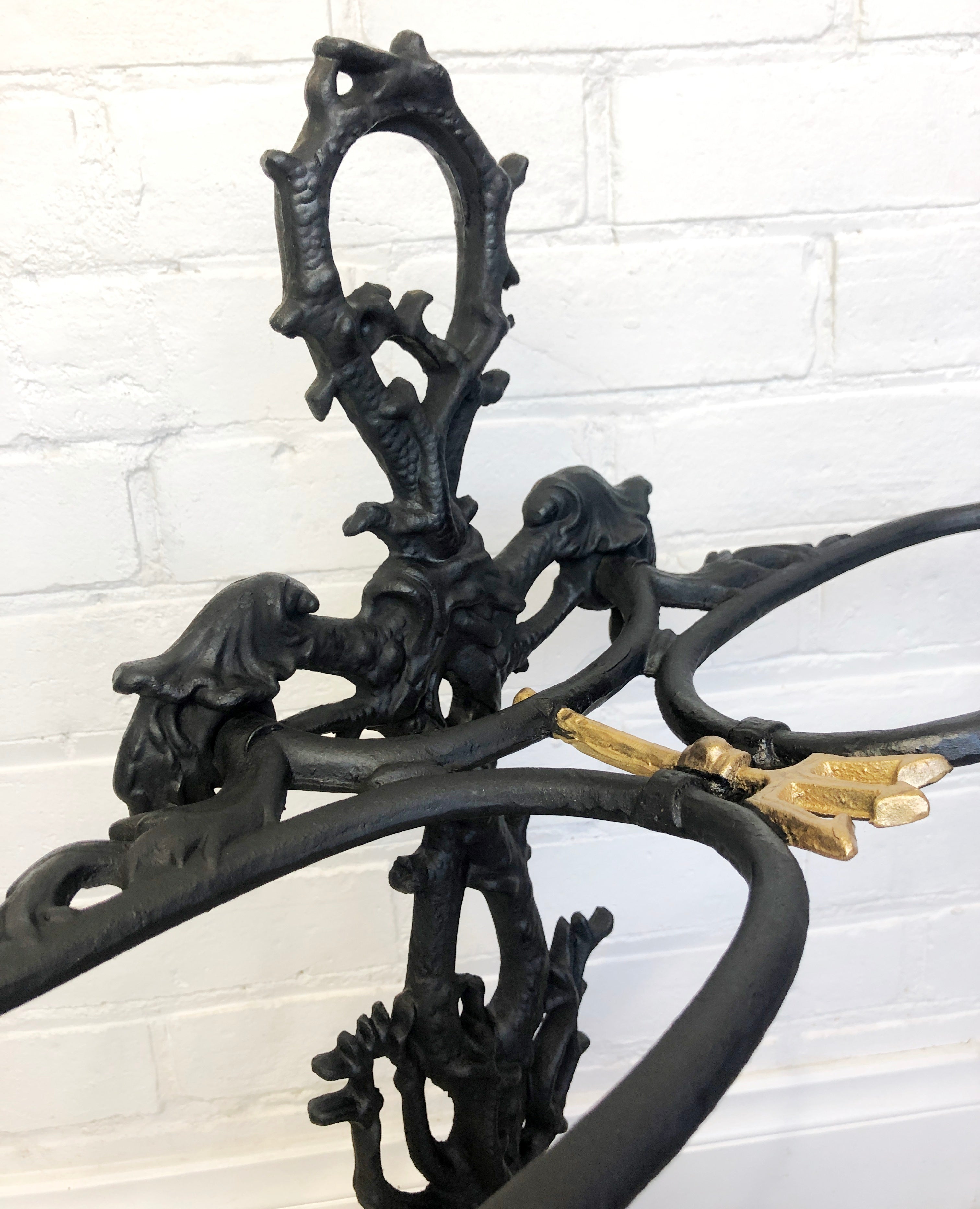 Antique Victorian Coalbrookdale CAST IRON Umbrella Stand | eXibit collection