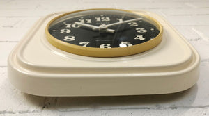 Original Vintage EUROPA Elomatic Ceramic Wall Clock | eXibit collection