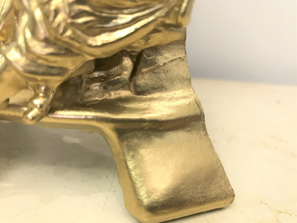 Vintage Figural West German Mantel Clock | eXibit Collection