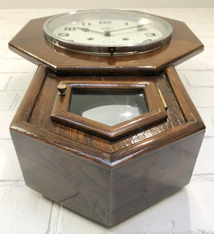 Vintage 31 Day BEACON Hammer Coil Chime Wall Clock | eXibit collection