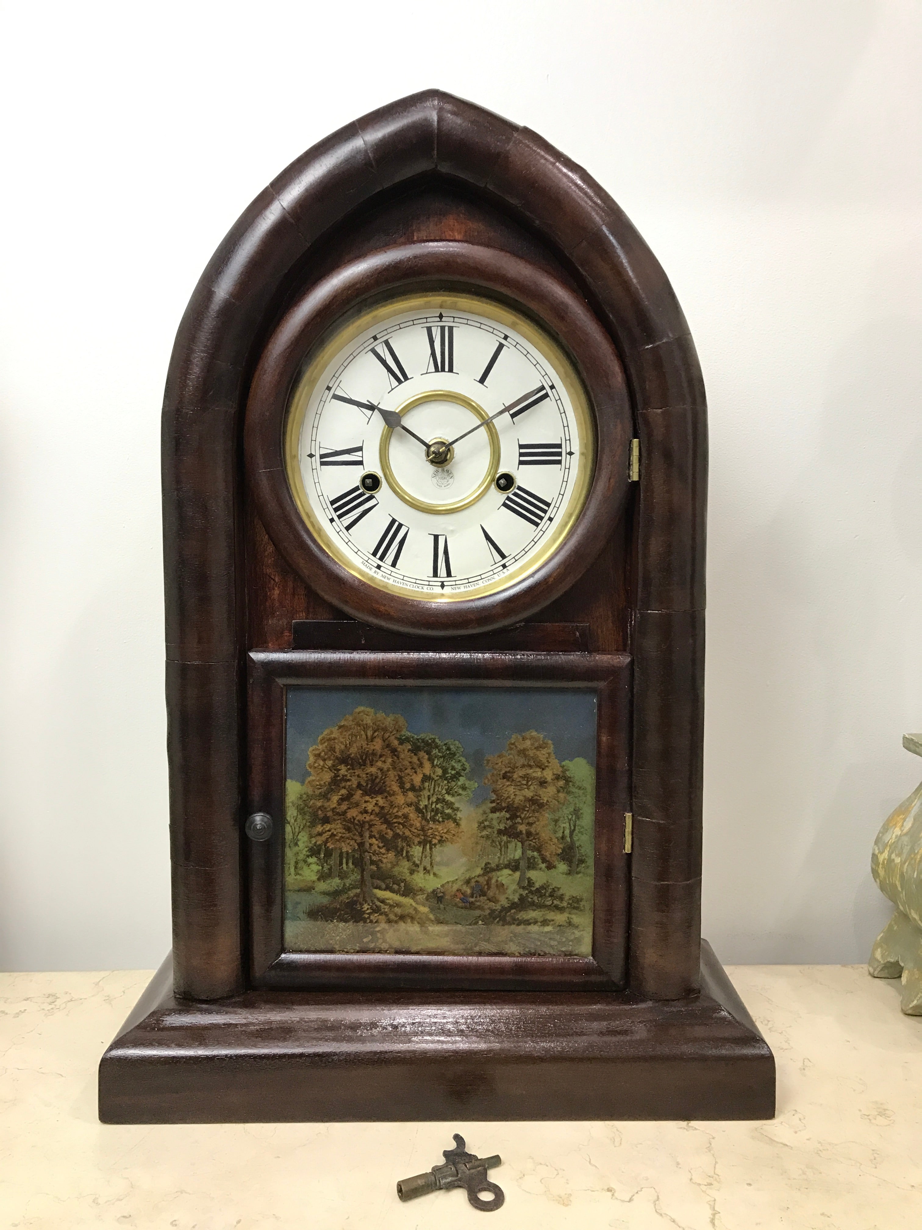 Antique Cathedral Mantel Clock | eXibit collection