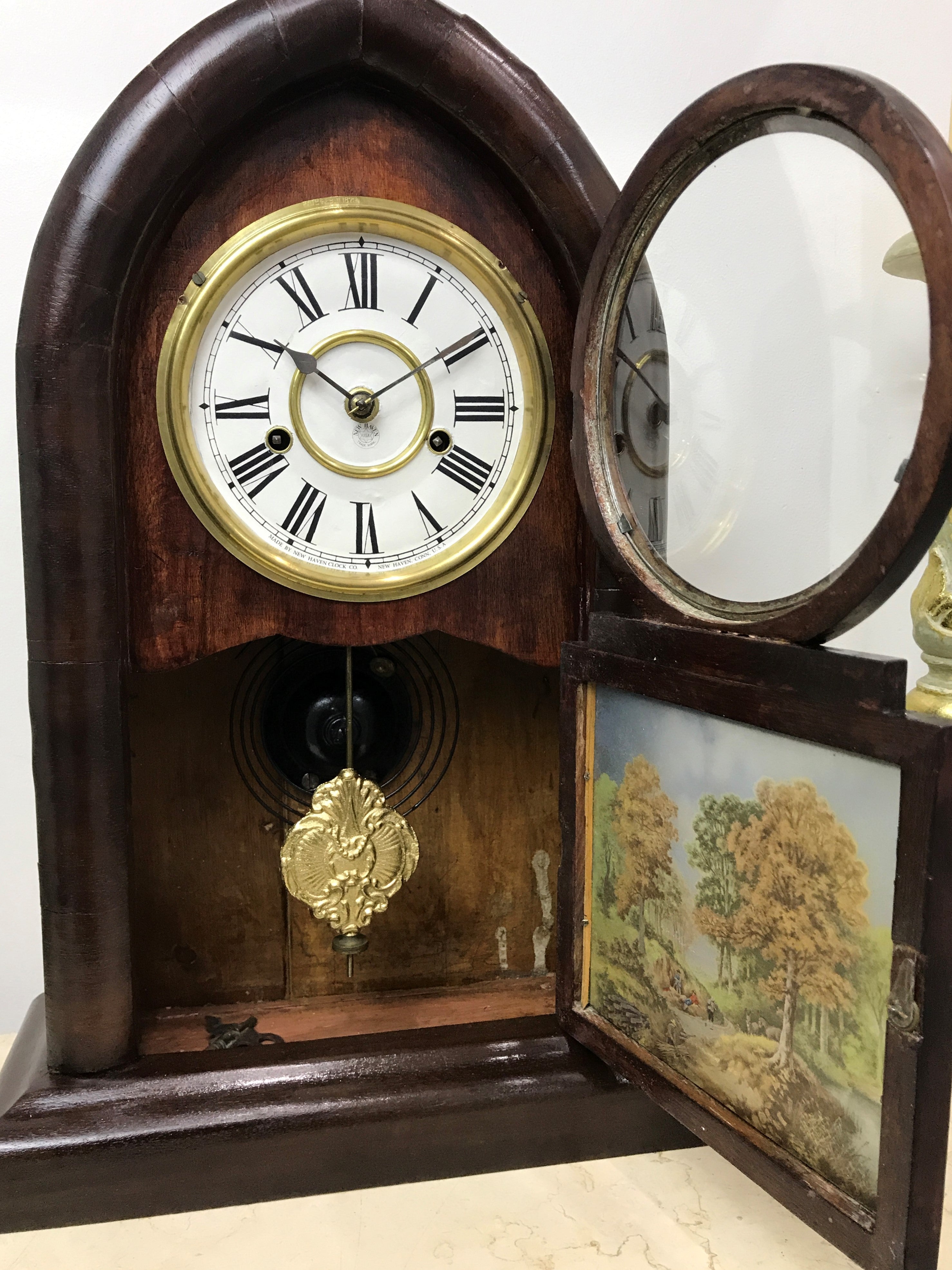 Antique Cathedral Mantel Clock | eXibit collection