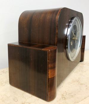 Vintage Enfield Art Deco Battery Mantel Clock | eXibit collection