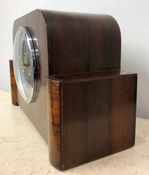 Vintage Enfield Art Deco Battery Mantel Clock | eXibit collection