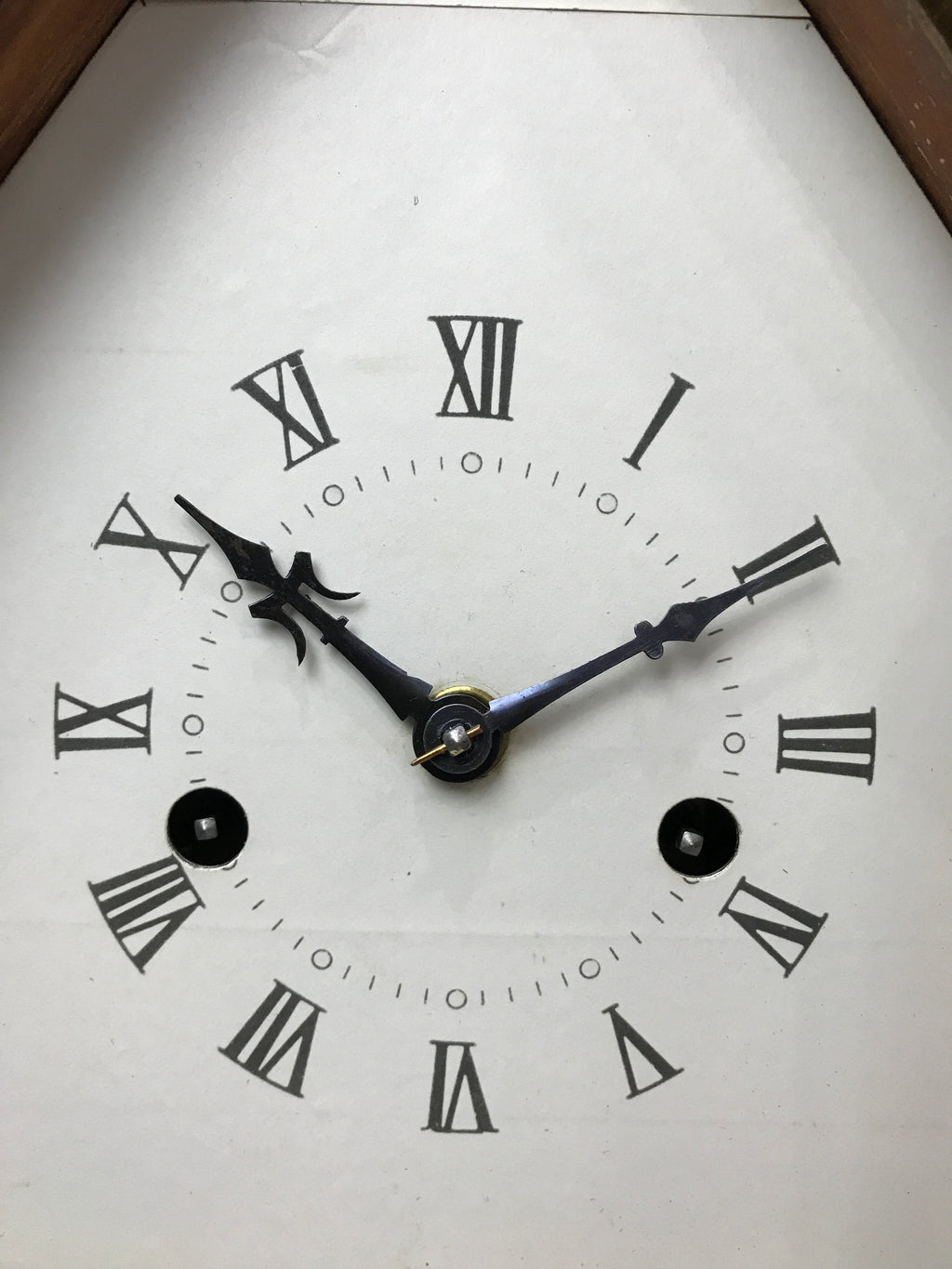 Antique New Haven Pendulum Strike Gothic Mantel Clock | Adelaide Clocks