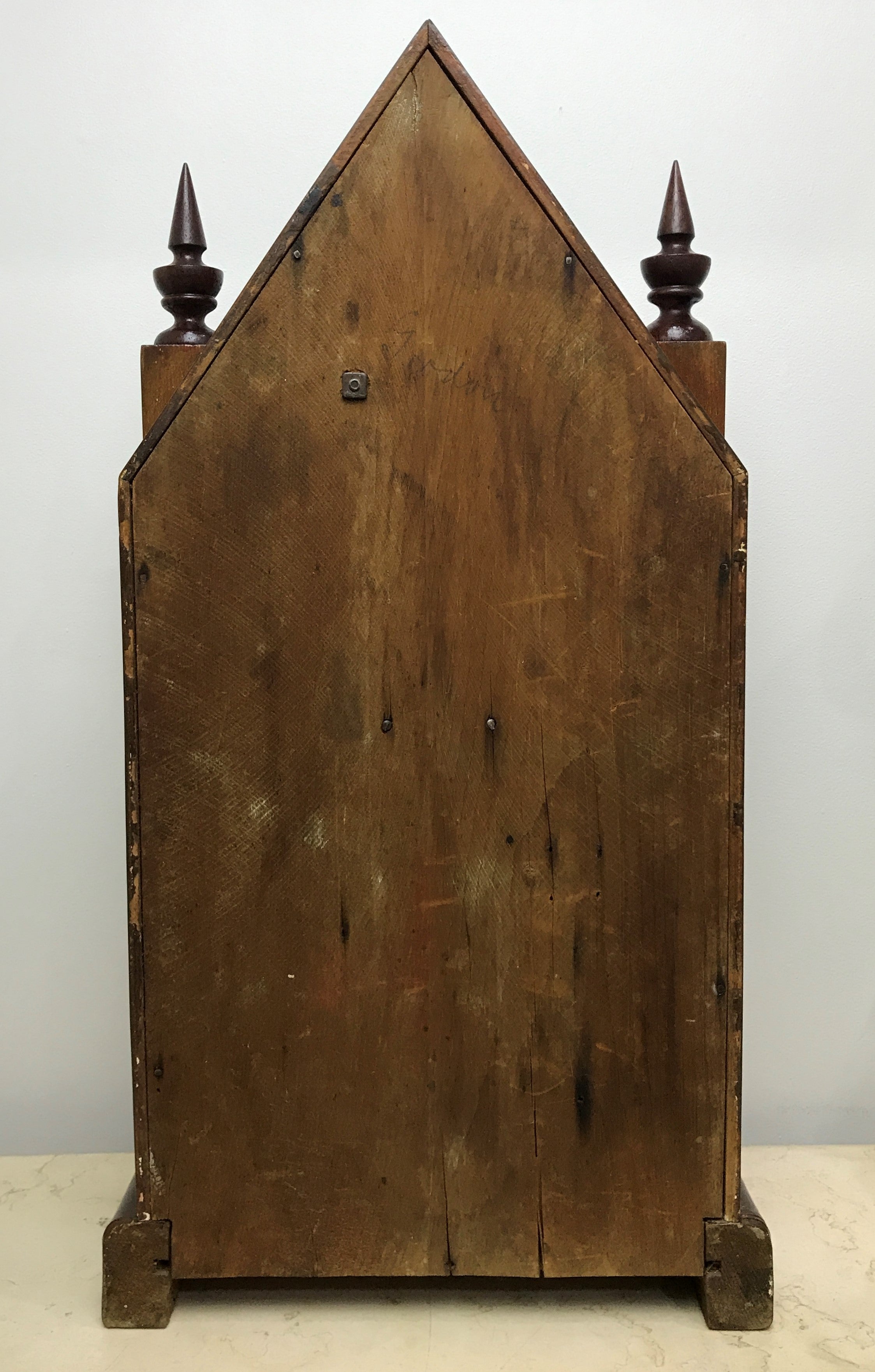 Antique New Haven Pendulum Strike Gothic Mantel Clock | Adelaide Clocks