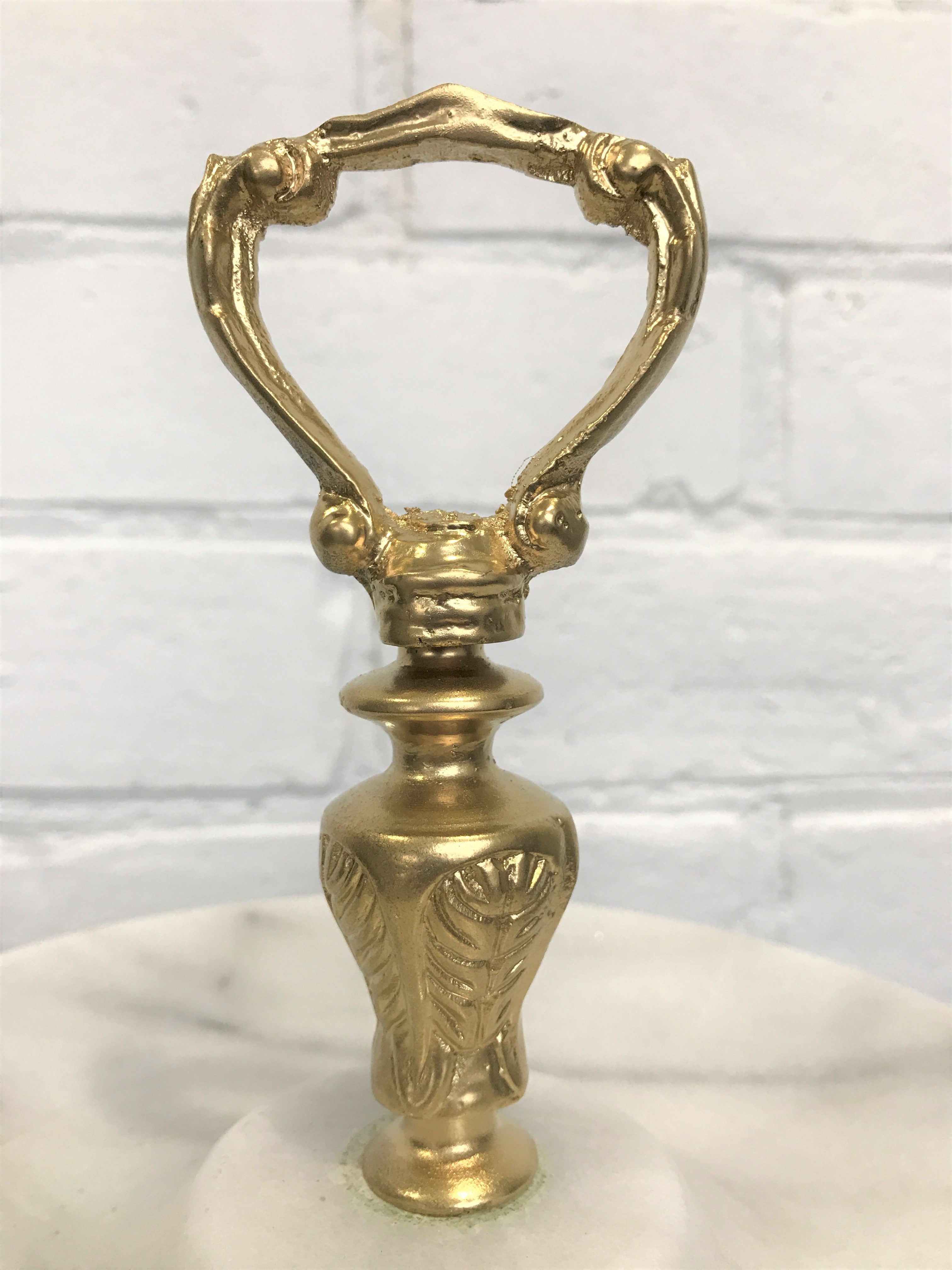 Vintage Marble & Brass Ash Tray Stand | eXibit collection