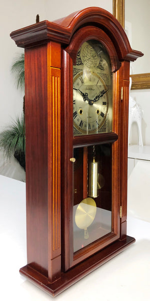 Vintage 31 Day Tempus Fugit James C Huntington Chime Wall Clock | eXibit collection