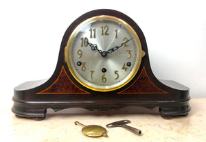 Vintage DRGM German Westminster Hammer Chime Mantel Clock | eXibit collection