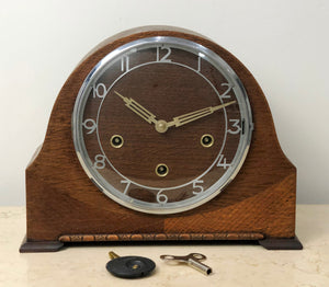 Vintage Original Enfield Art Deco WESTMINSTER Mantel Clock | eXibit collection