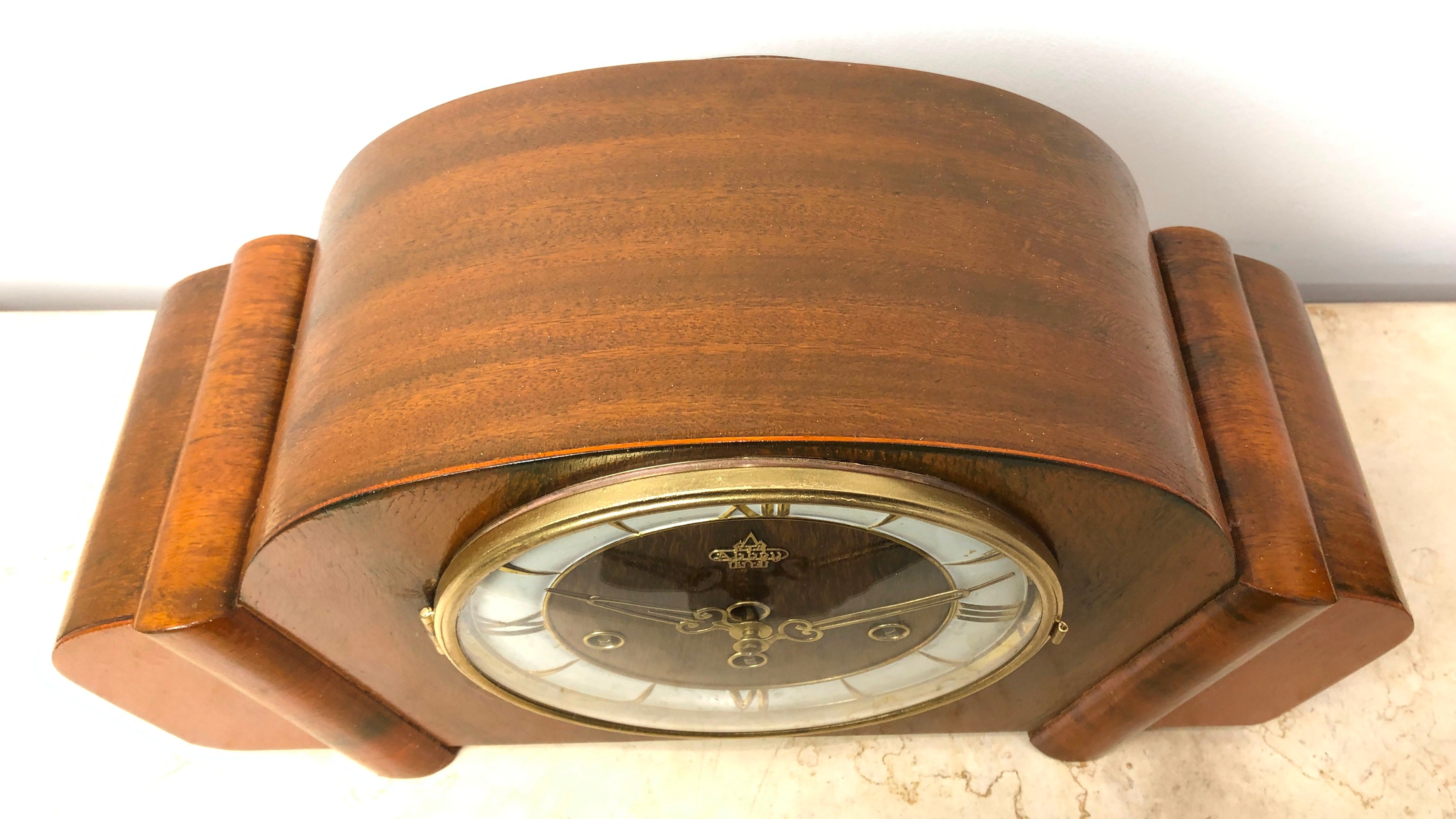 Vintage URGOS West, Whitt & St Mich Chime ABBEY Mantel Clock | eXibit collection