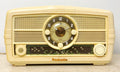 Vintage AWA Radiola with Clock Transistor Tube Mantel Radio | eXibit collection
