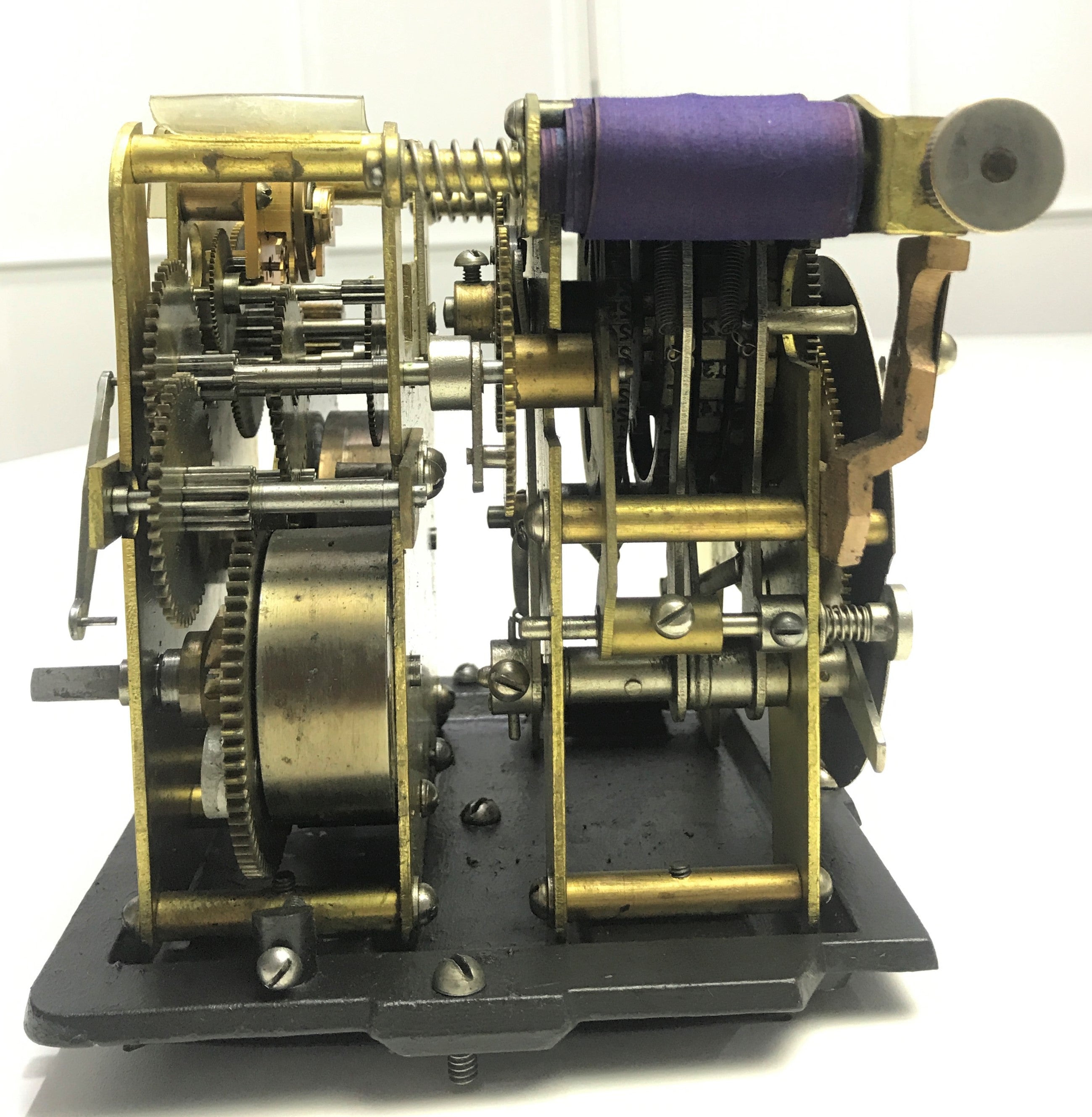 Antique Industrial Time Stamp Mantel Clock | eXibit collection