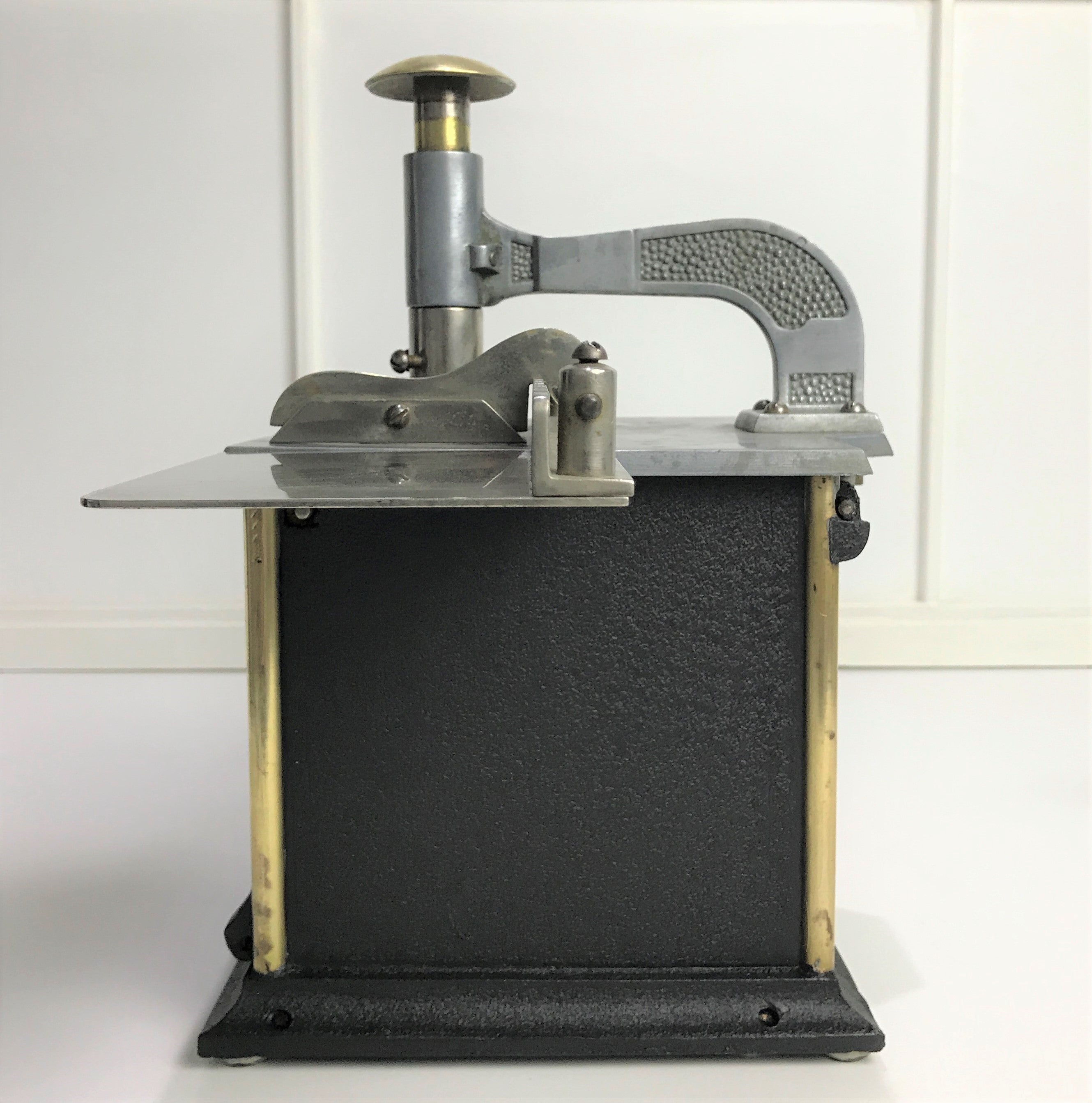 Antique Industrial Time Stamp Mantel Clock | eXibit collection