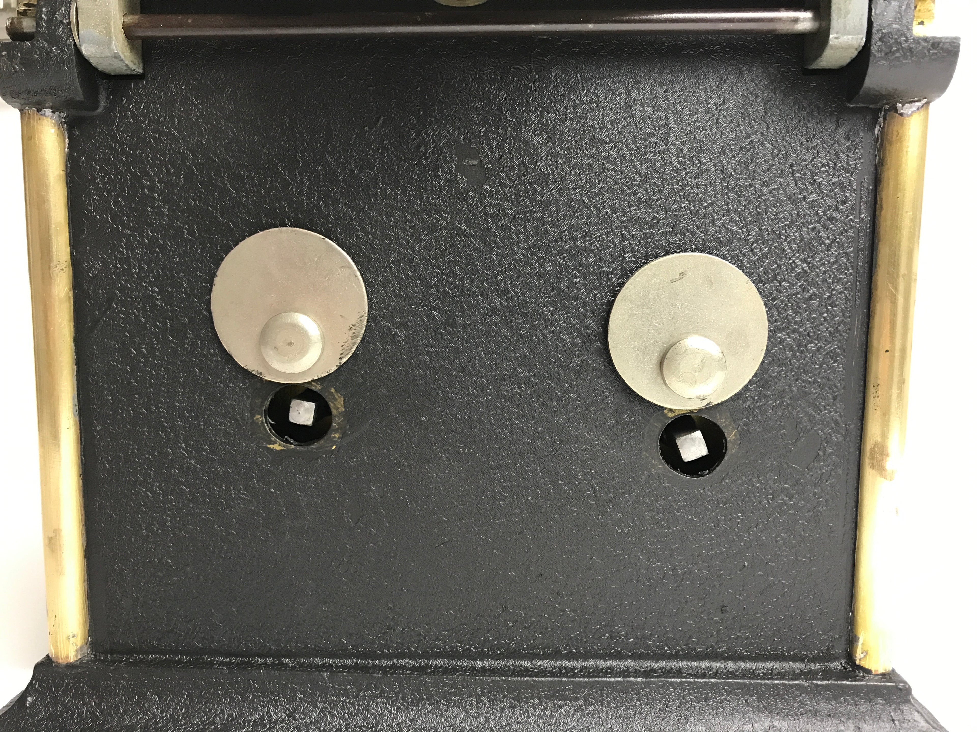 Antique Industrial Time Stamp Mantel Clock | eXibit collection