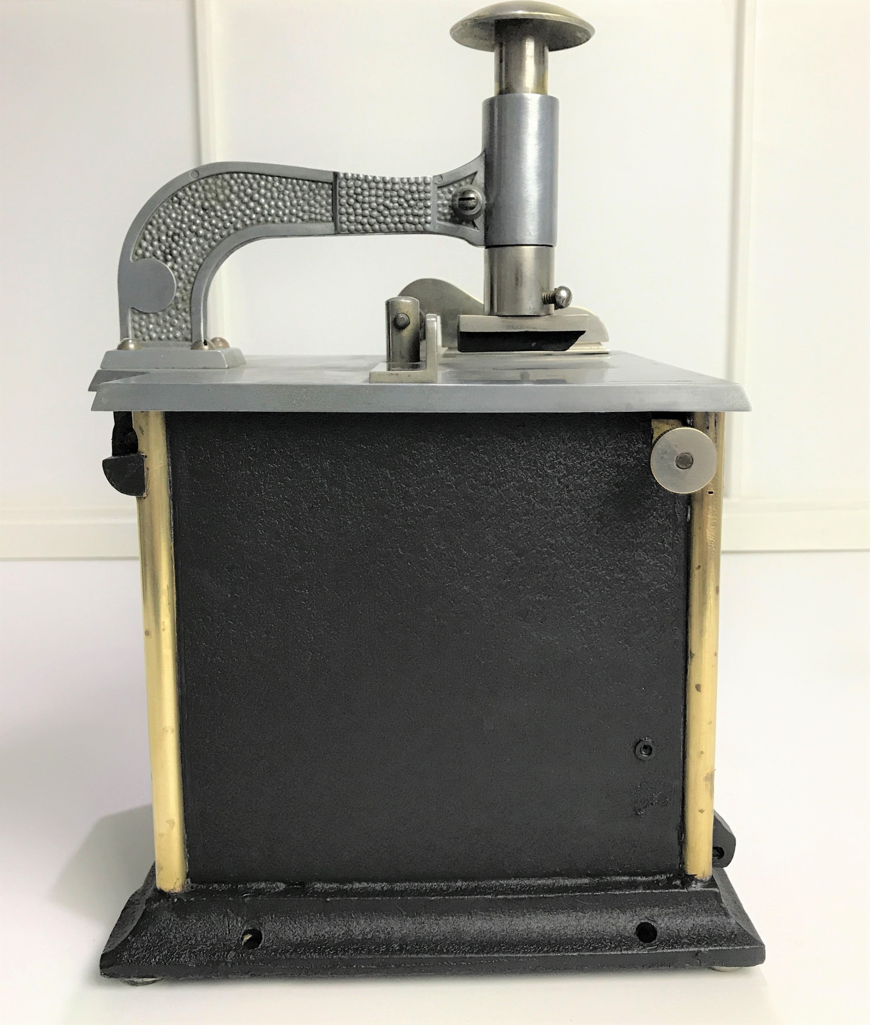 Antique Industrial Time Stamp Mantel Clock | eXibit collection