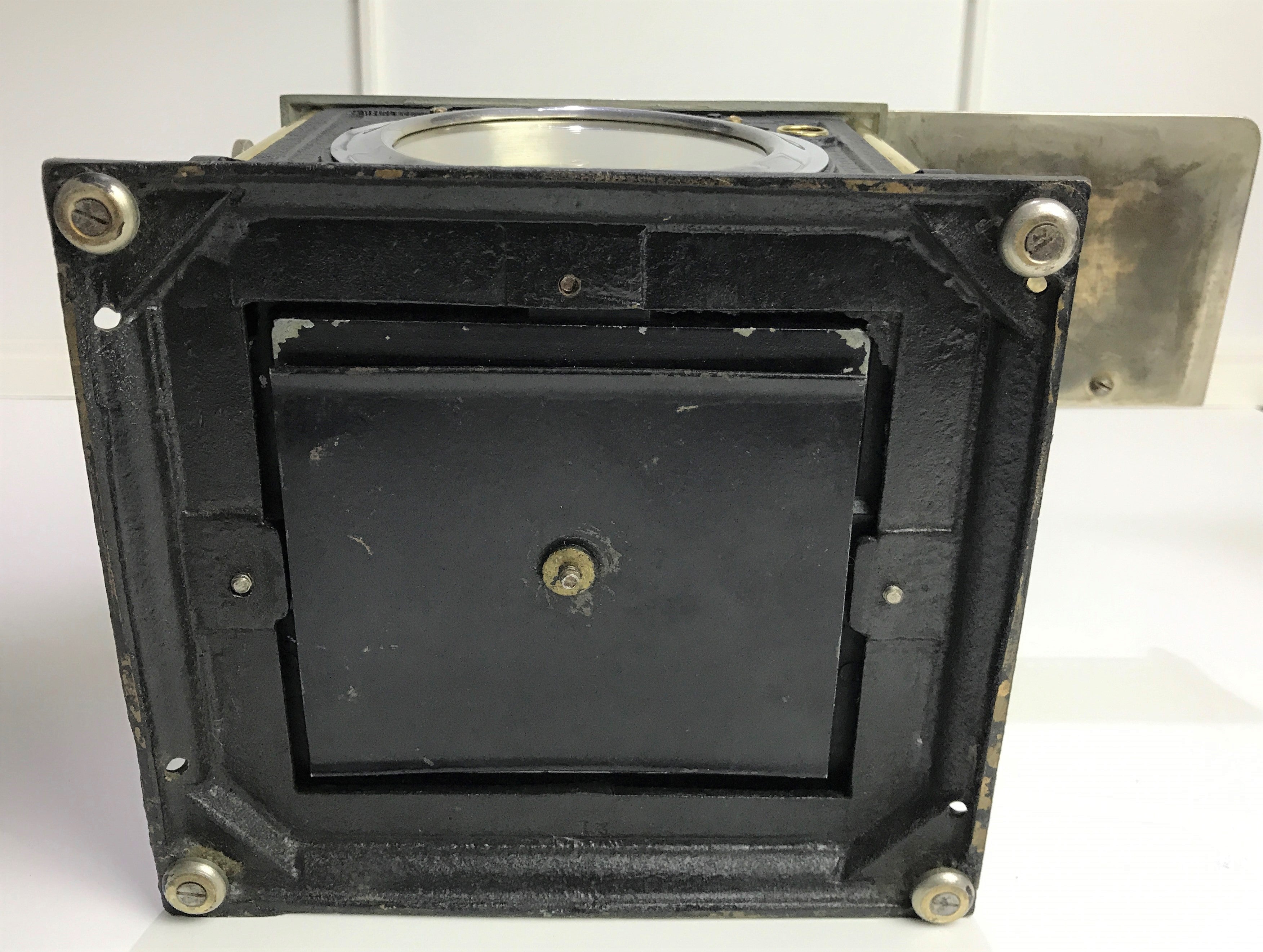 Antique Industrial Time Stamp Mantel Clock | eXibit collection