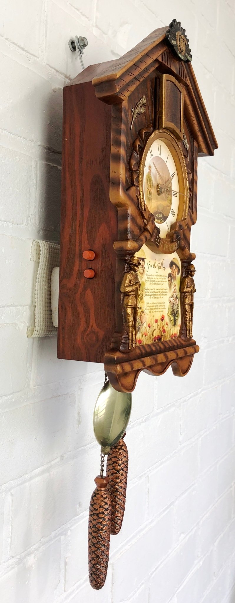 Gallipoli Lest We Forget Soldier Tribute Cuckoo Wall Clock | Adelaide ...