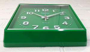 Vintage Original Green SUPREME Quartz Wall Clock | eXibit collection