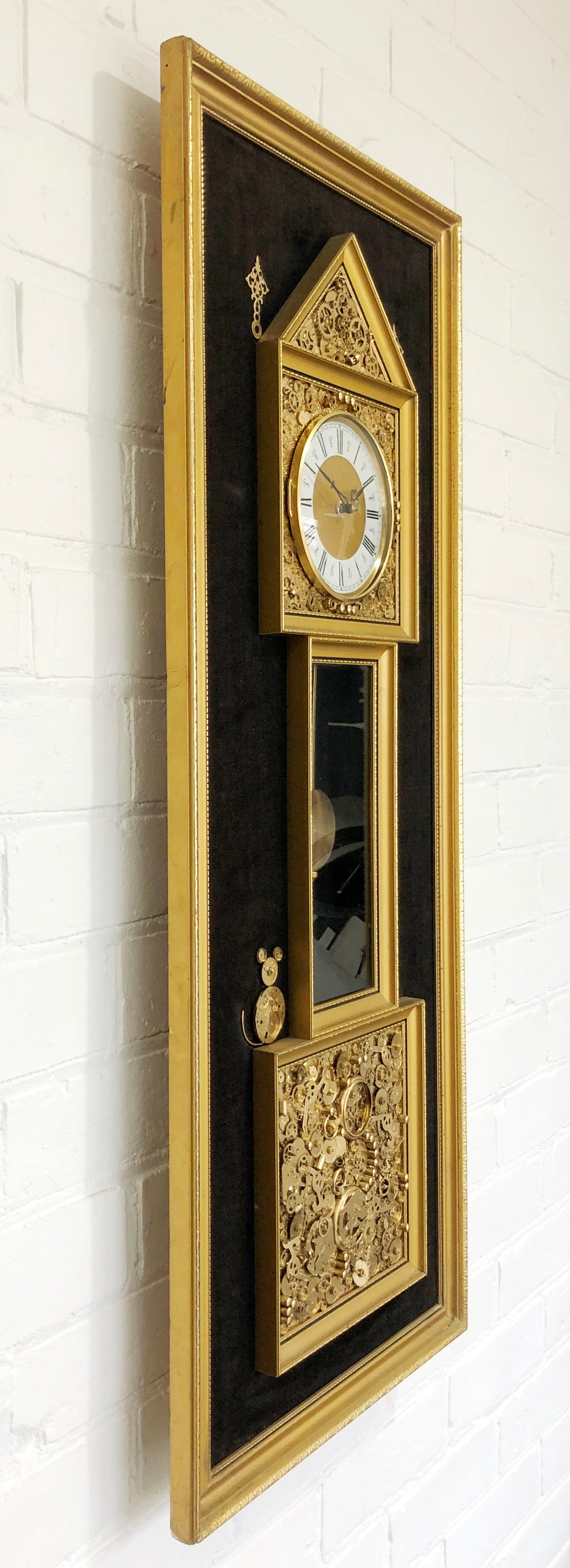 Vintage  HICKORY DICKORY DOCK Battery Grand Style Wall Clock | eXibit collection