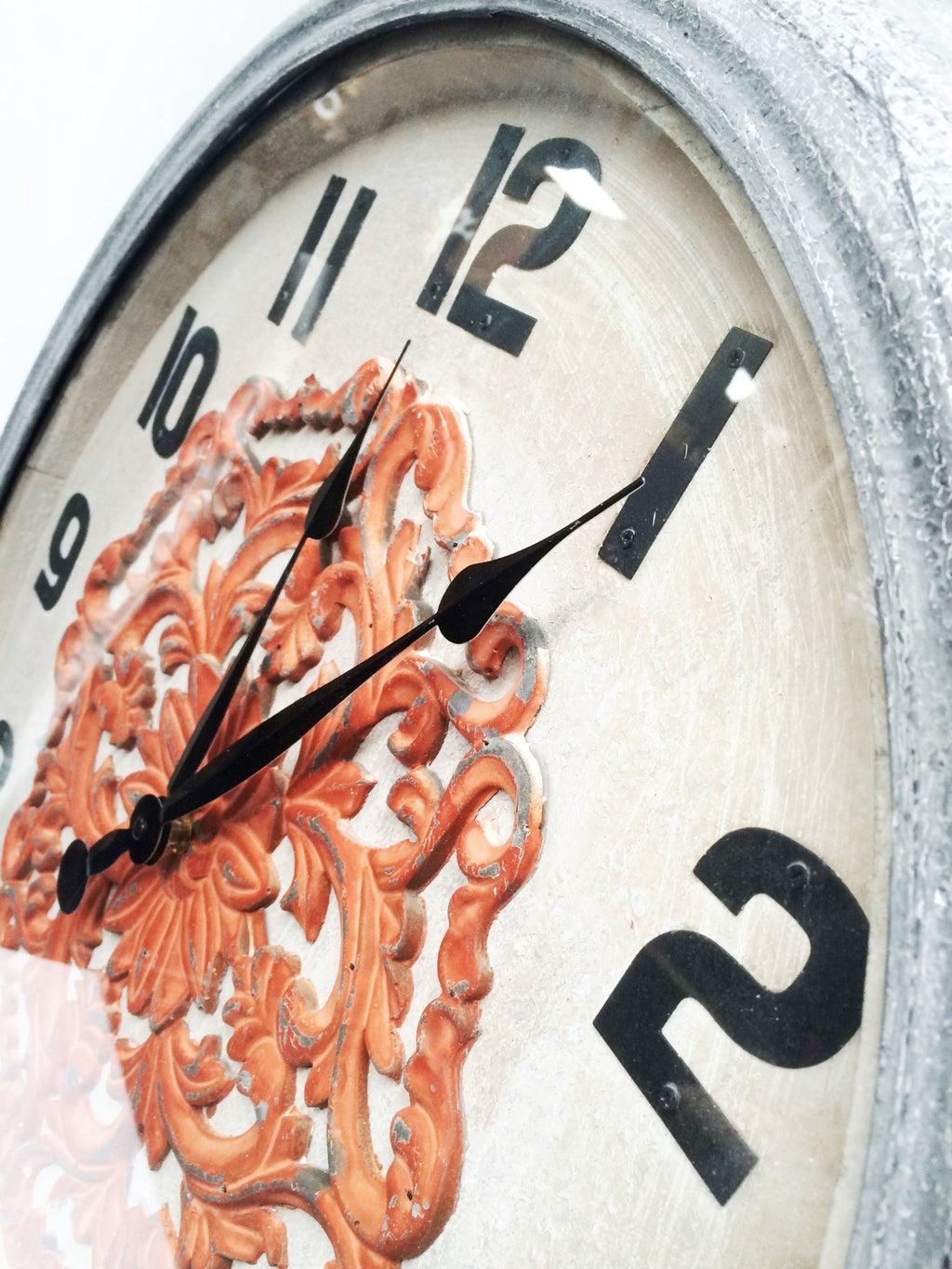 NEW Industrial Metal Abstract Round Battery Wall Clock | Adelaide Clocks