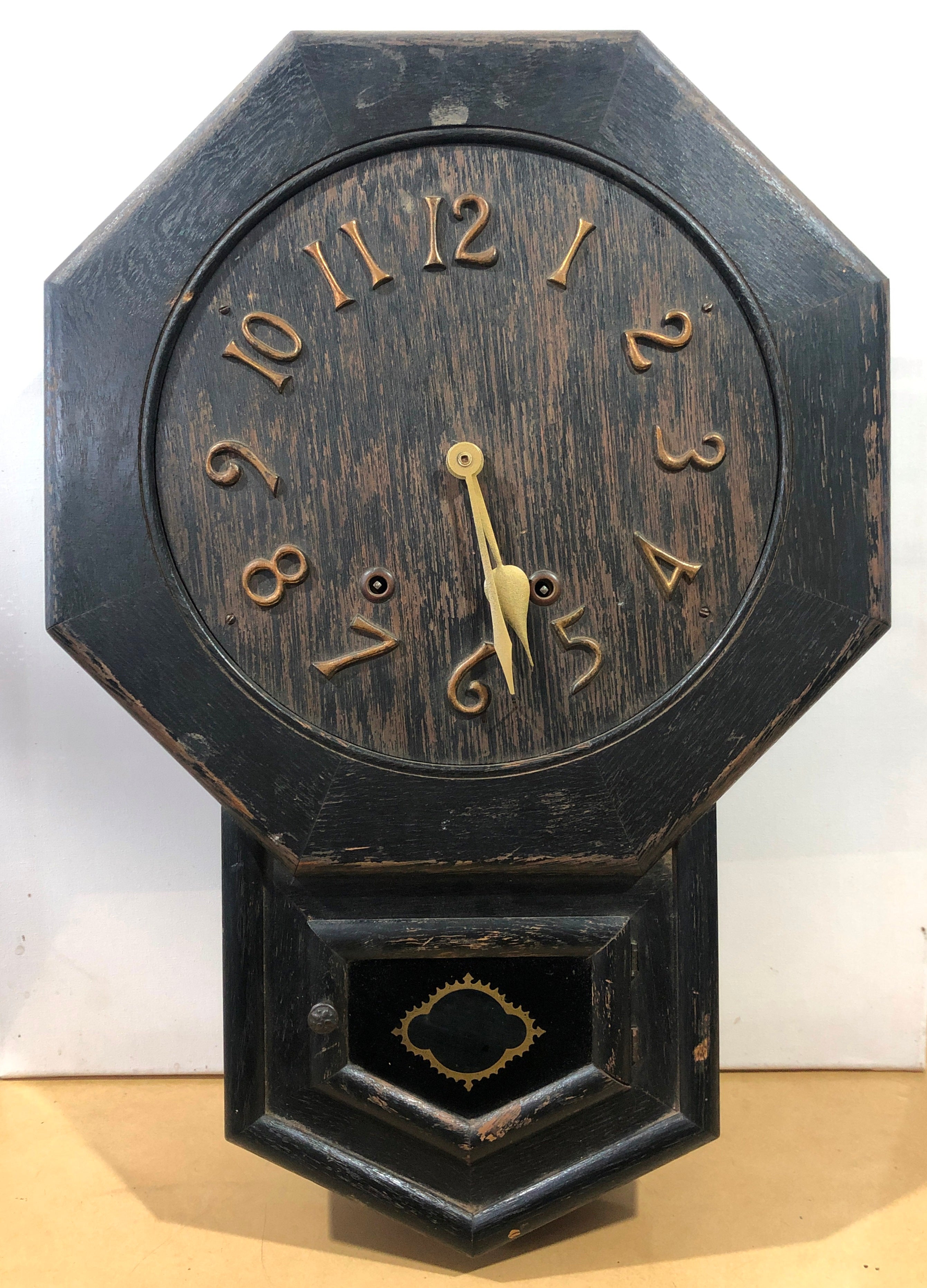 Antique NEW HAVEN Octagon Wall Clock | eXibit collection