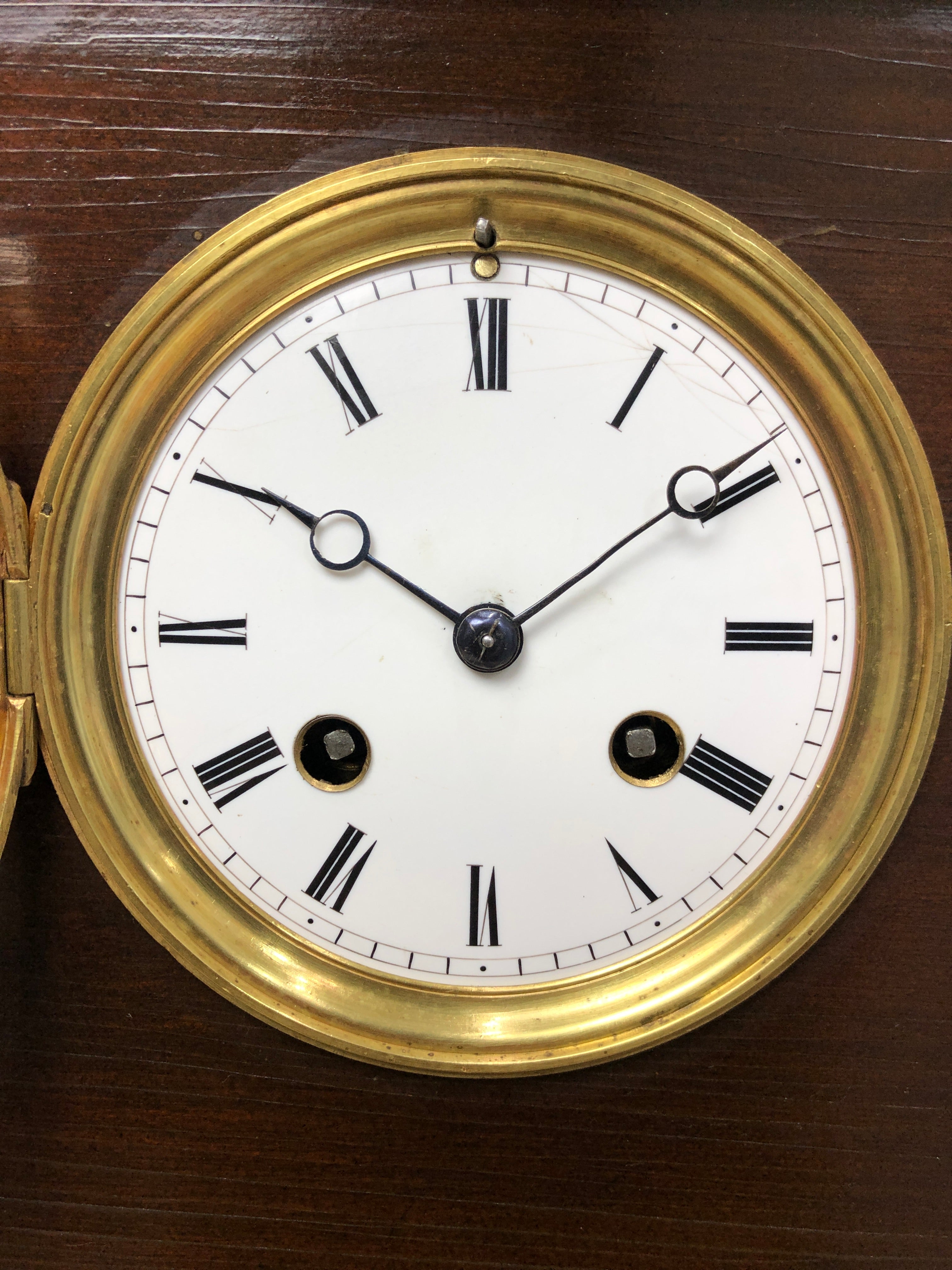 Antique Japy Freres Eils 1855 Bell Chime Mantel Clock | eXibit collection